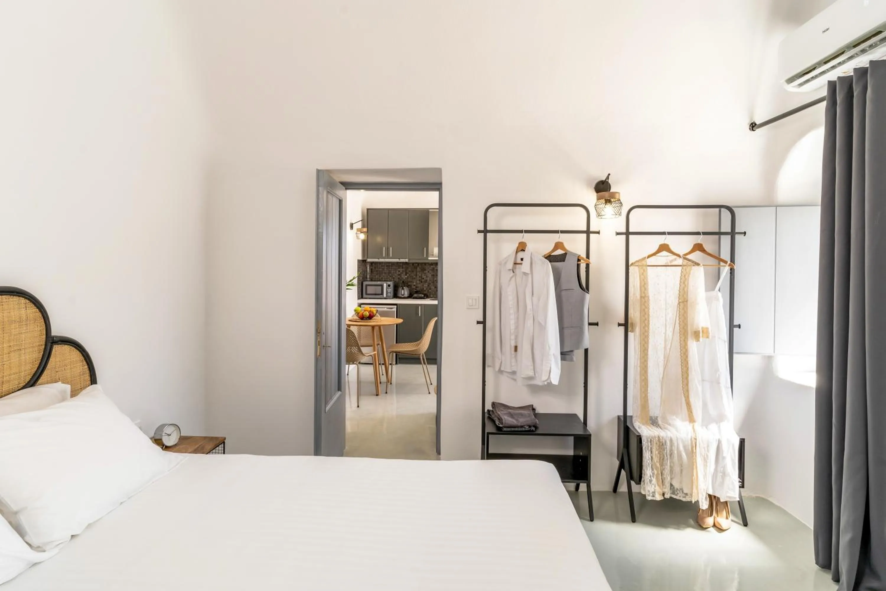 Bedroom in Evanthia Best View Thirassia Island Hotel