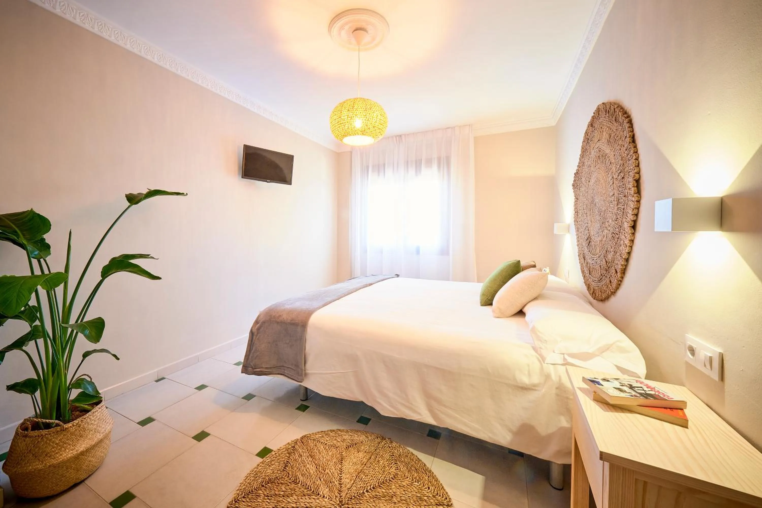 Bed in La Posada Hospedería