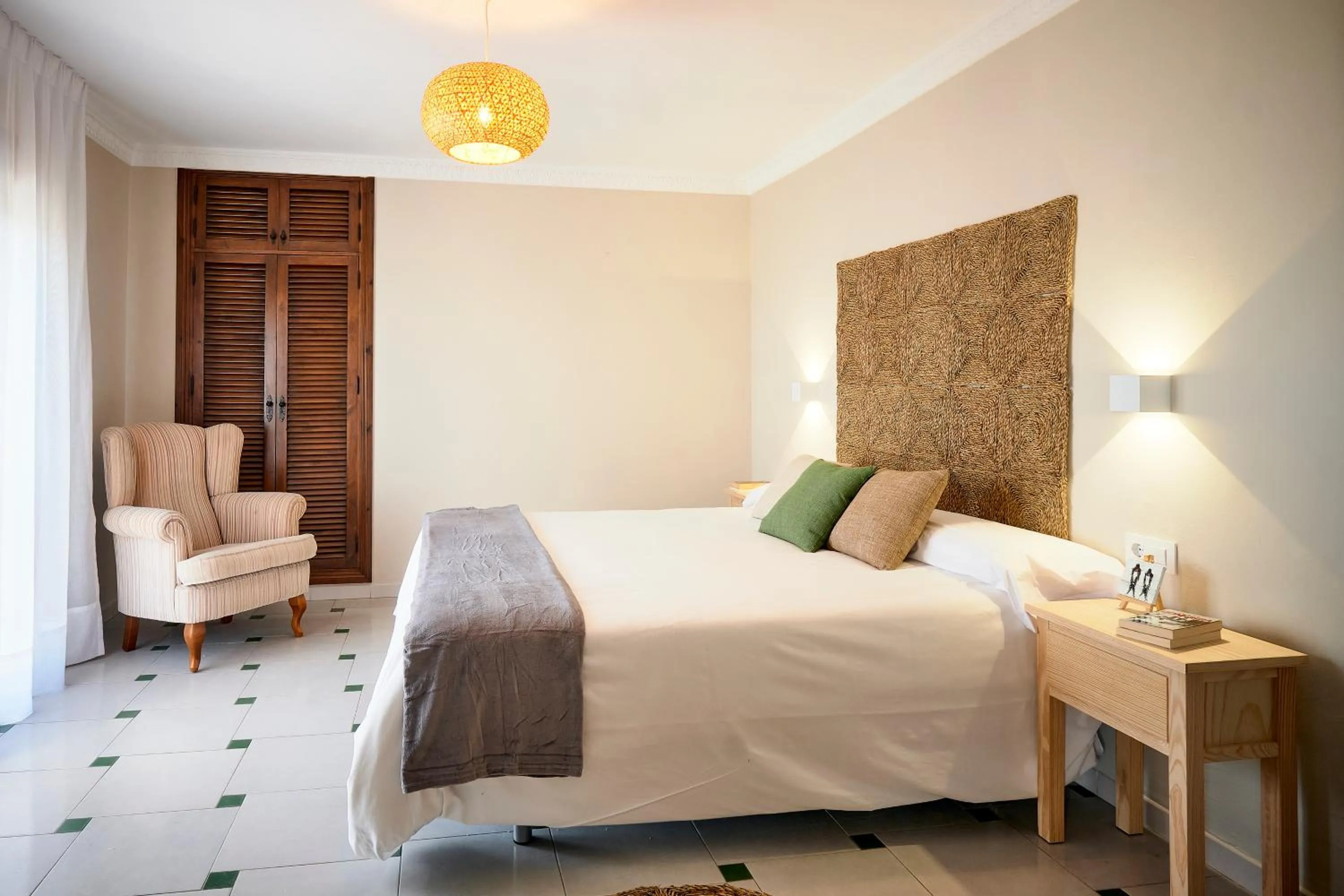 Bed in La Posada Hospedería