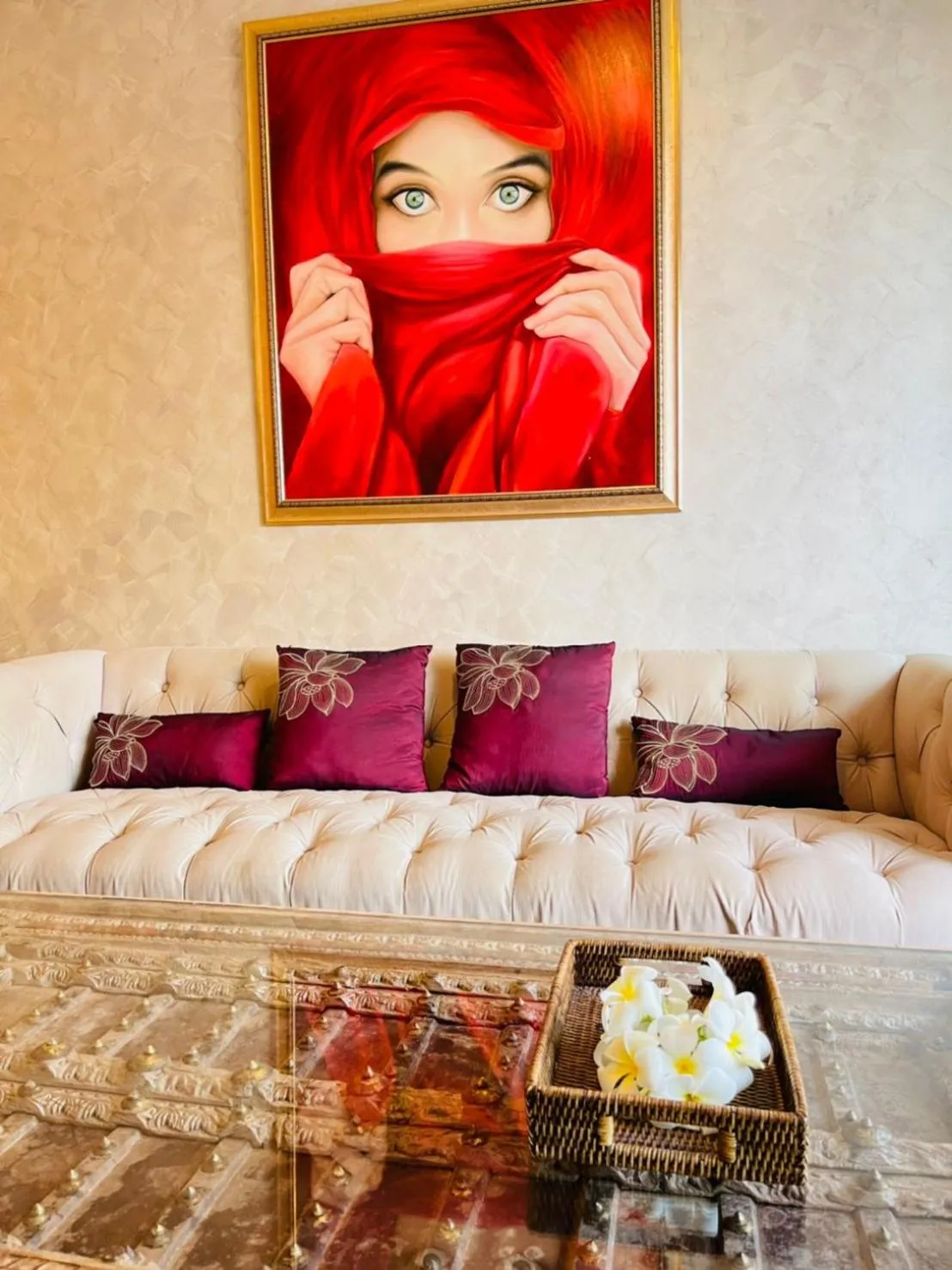 Living room in Baan Marakesh Hua Hin