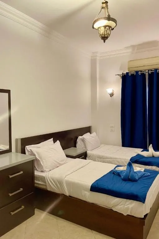 Bed in Lucky palace Dahab