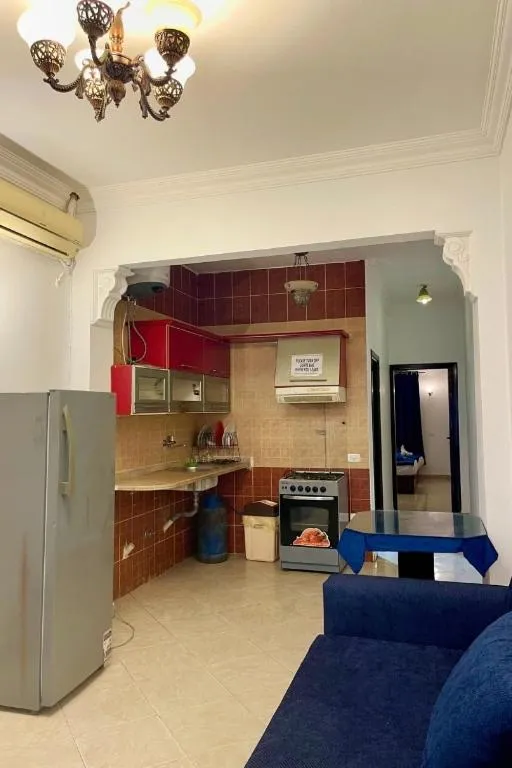 Kitchen or kitchenette in Lucky palace Dahab