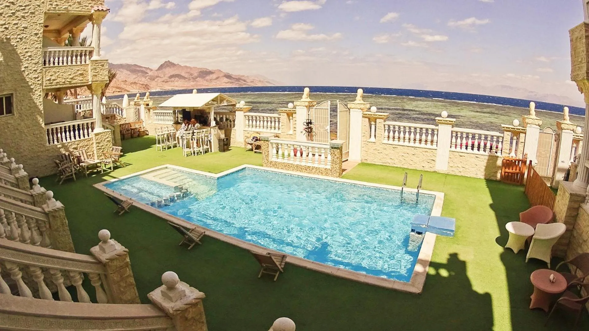 Pool view in Lucky palace Dahab
