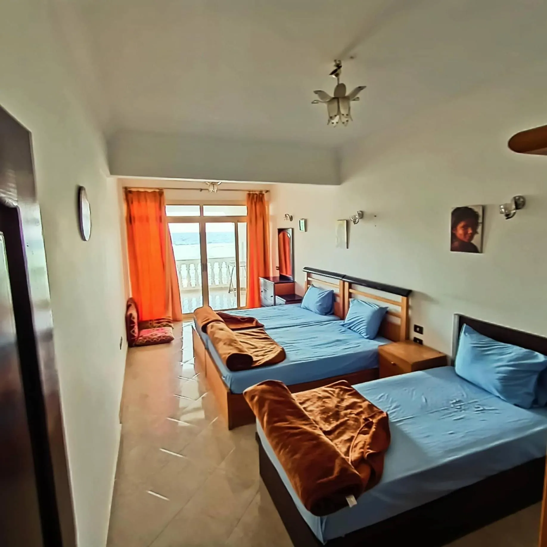 Bed in Lucky palace Dahab