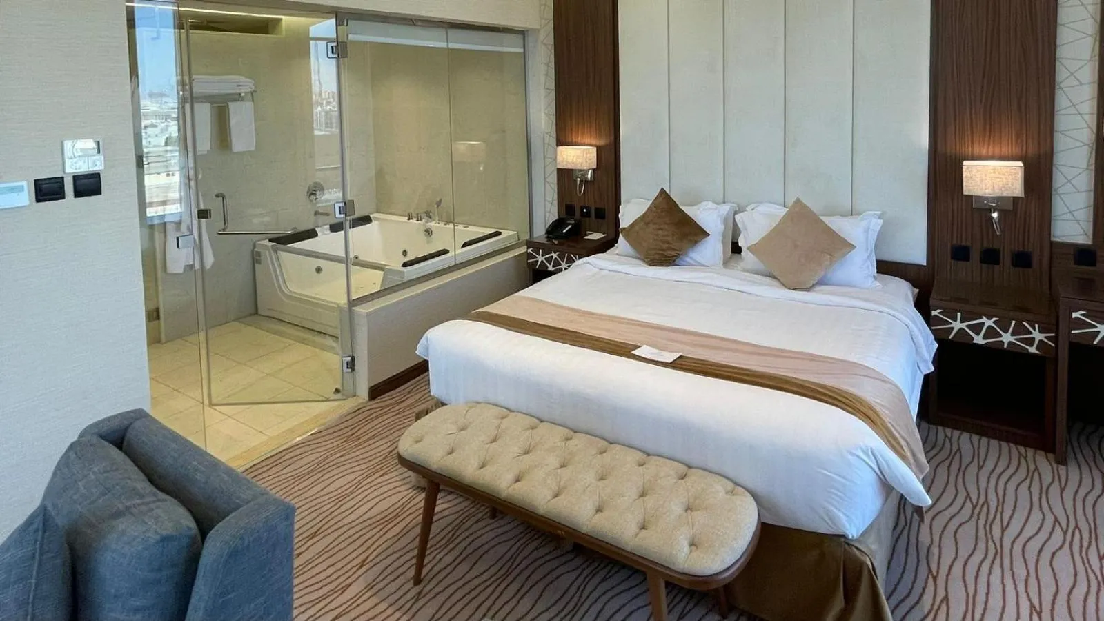 Bed in Rio Hotel Olaya