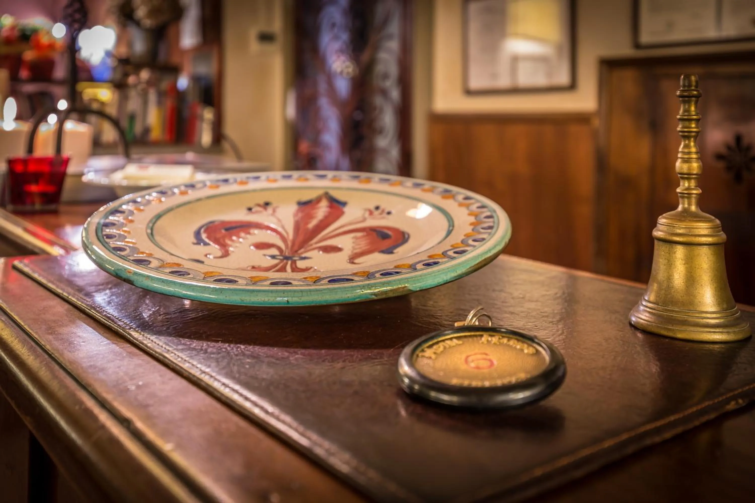 Decorative detail in Hotel Mario's