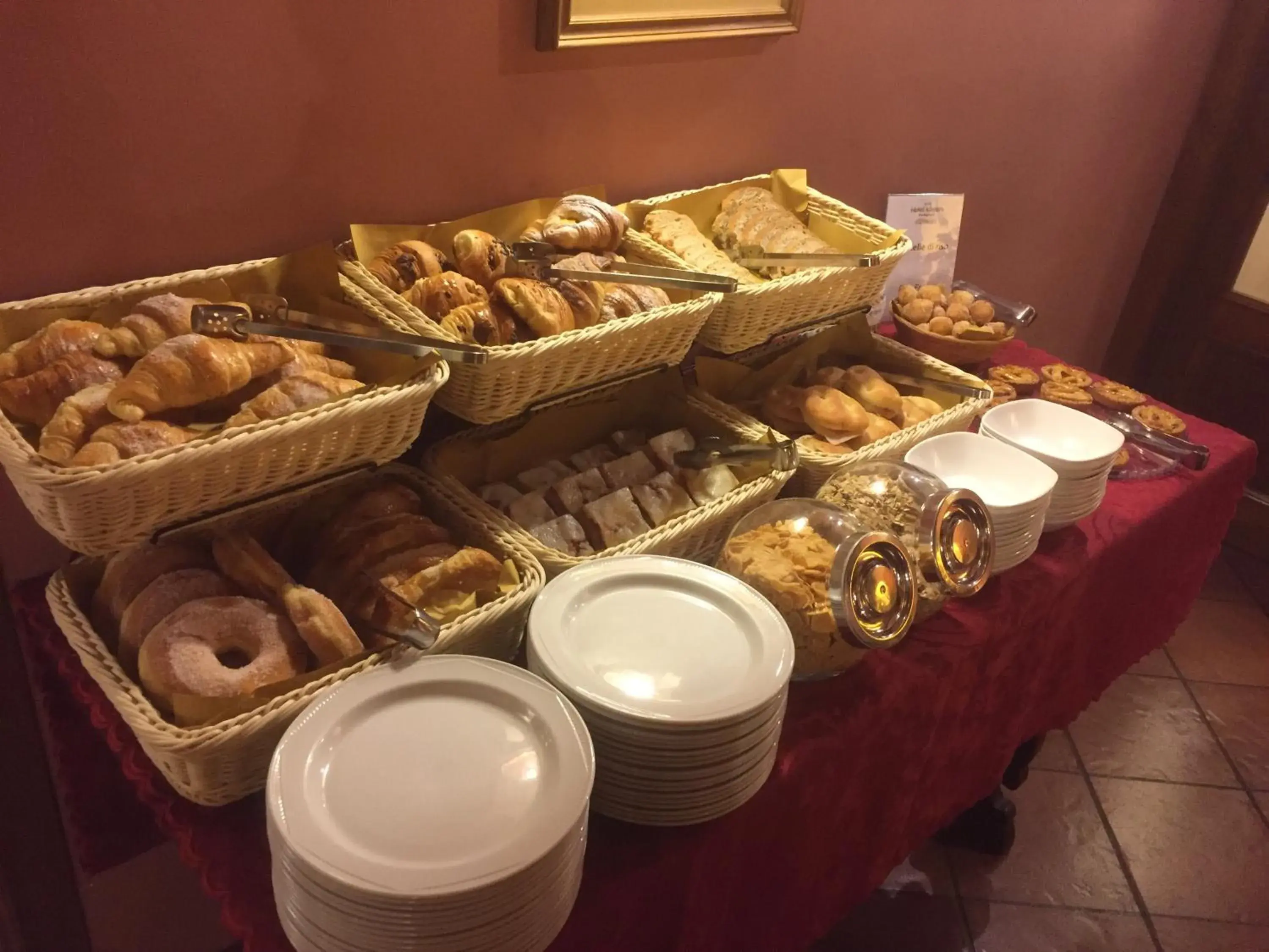 Buffet breakfast in Hotel Mario's Buffet breakfast in Hotel Mario's