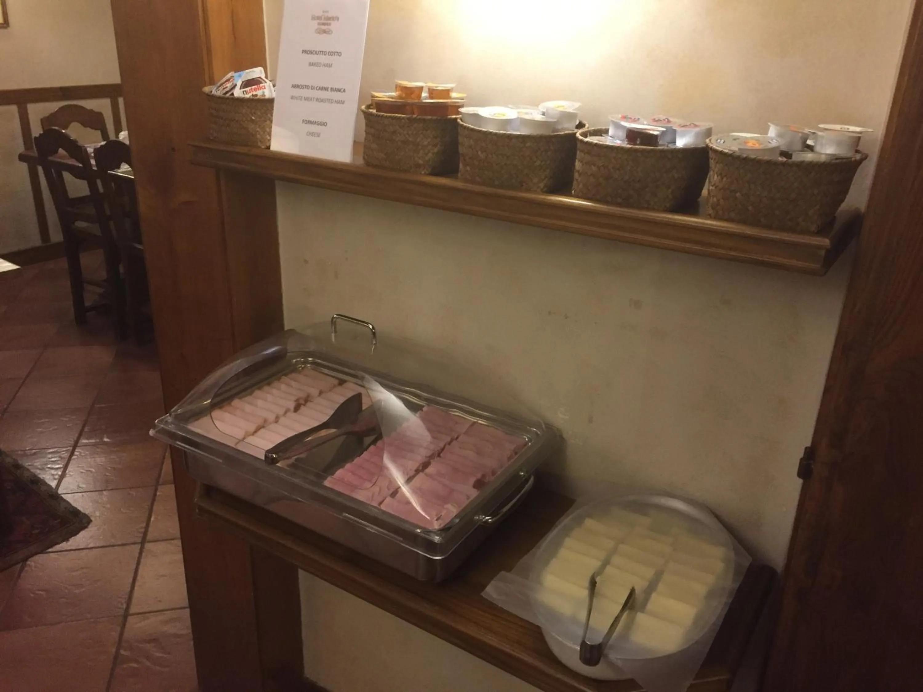 Continental breakfast in Hotel Mario's