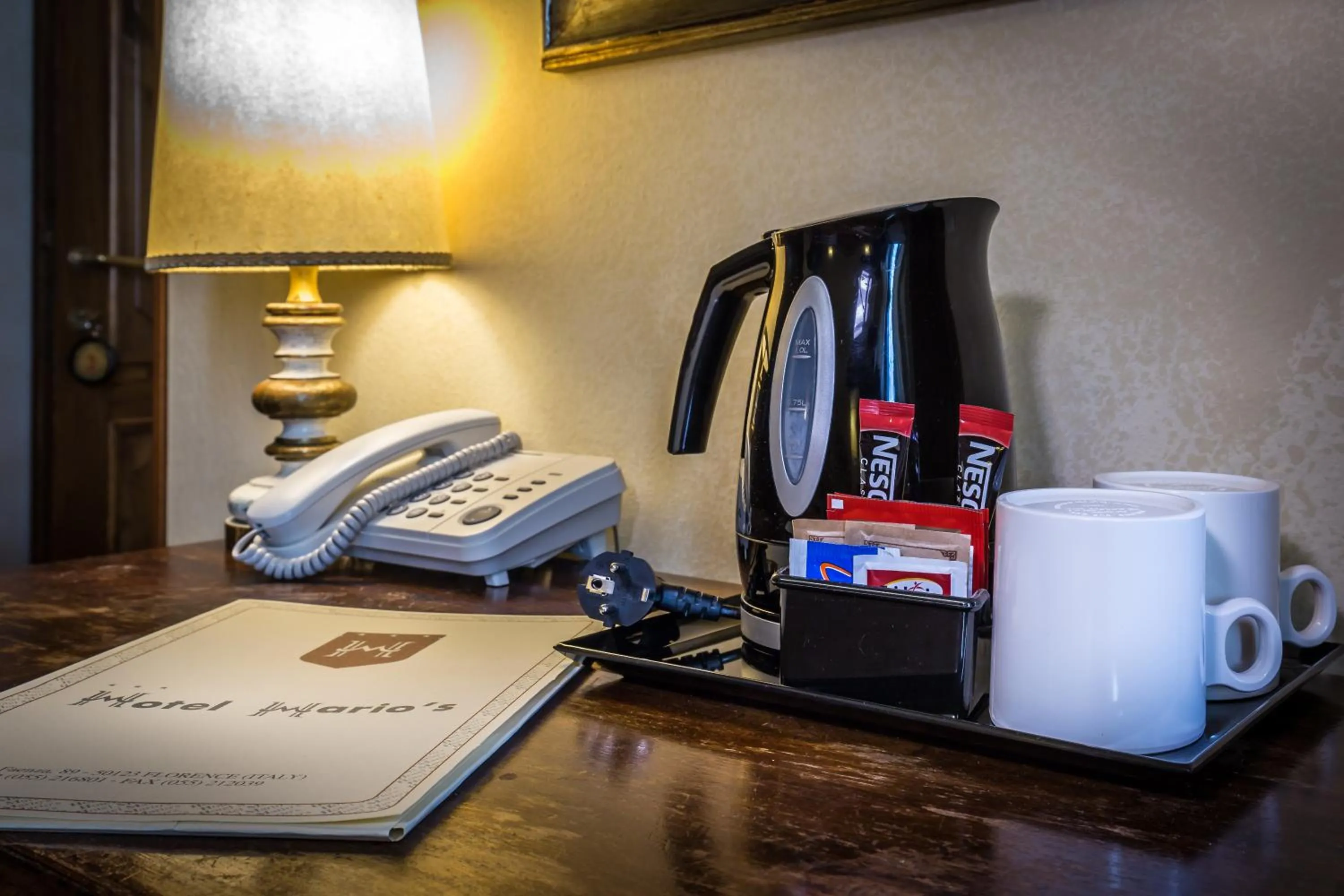 Coffee/tea facilities in Hotel Mario's