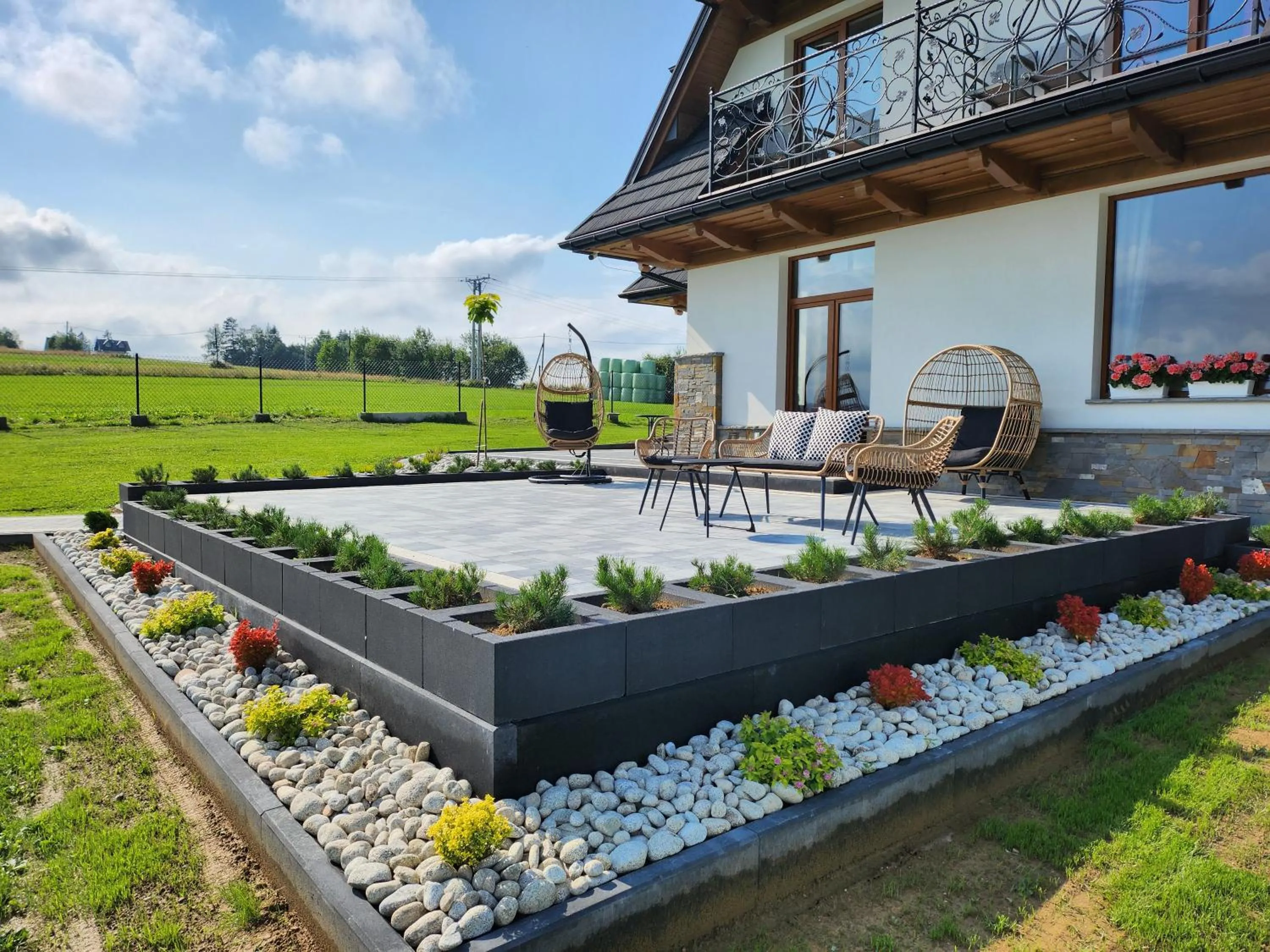 Property building in Dworek nad Jałowcami z Jacuzzi