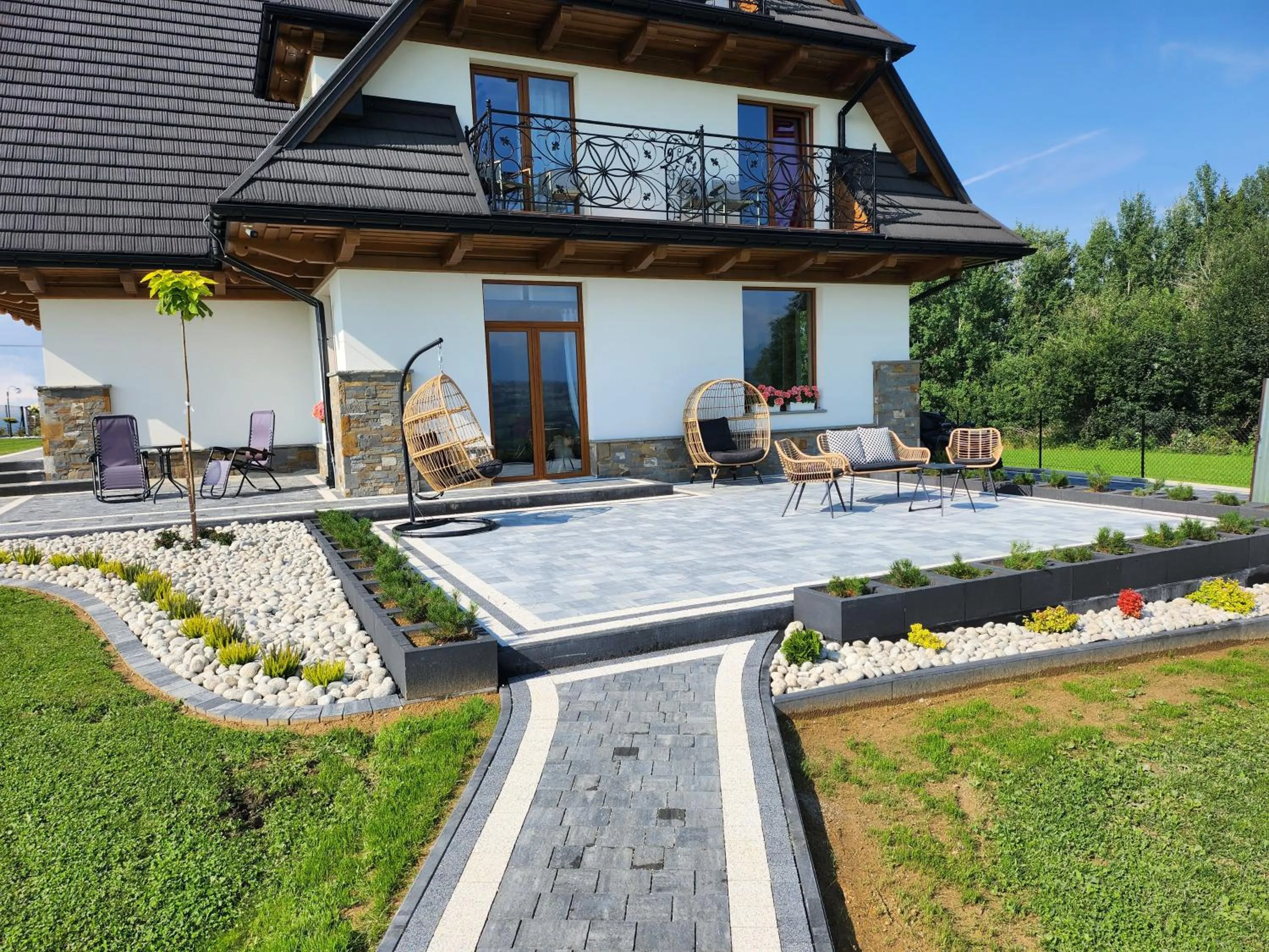 Property building in Dworek nad Jałowcami z Jacuzzi