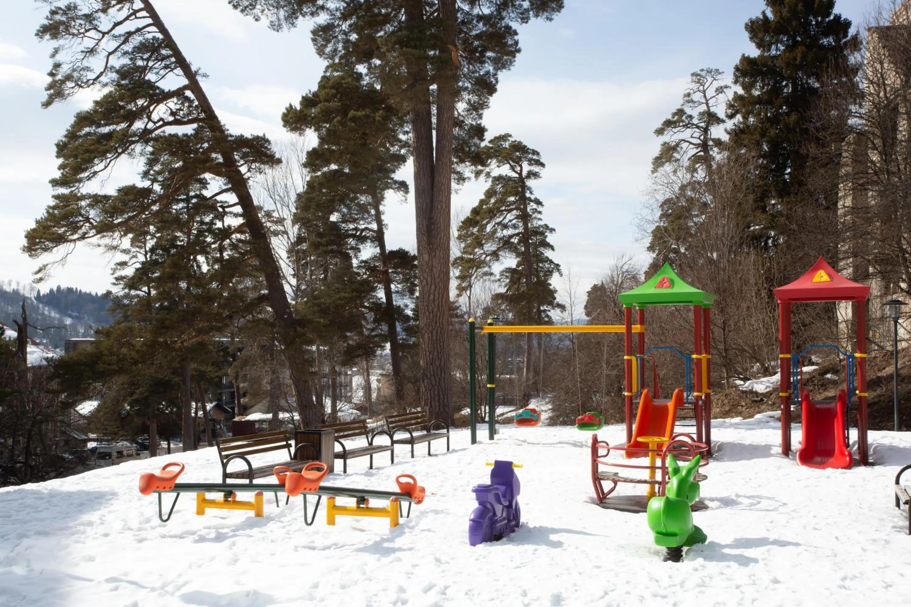 Children play ground in Dialog Kokhta