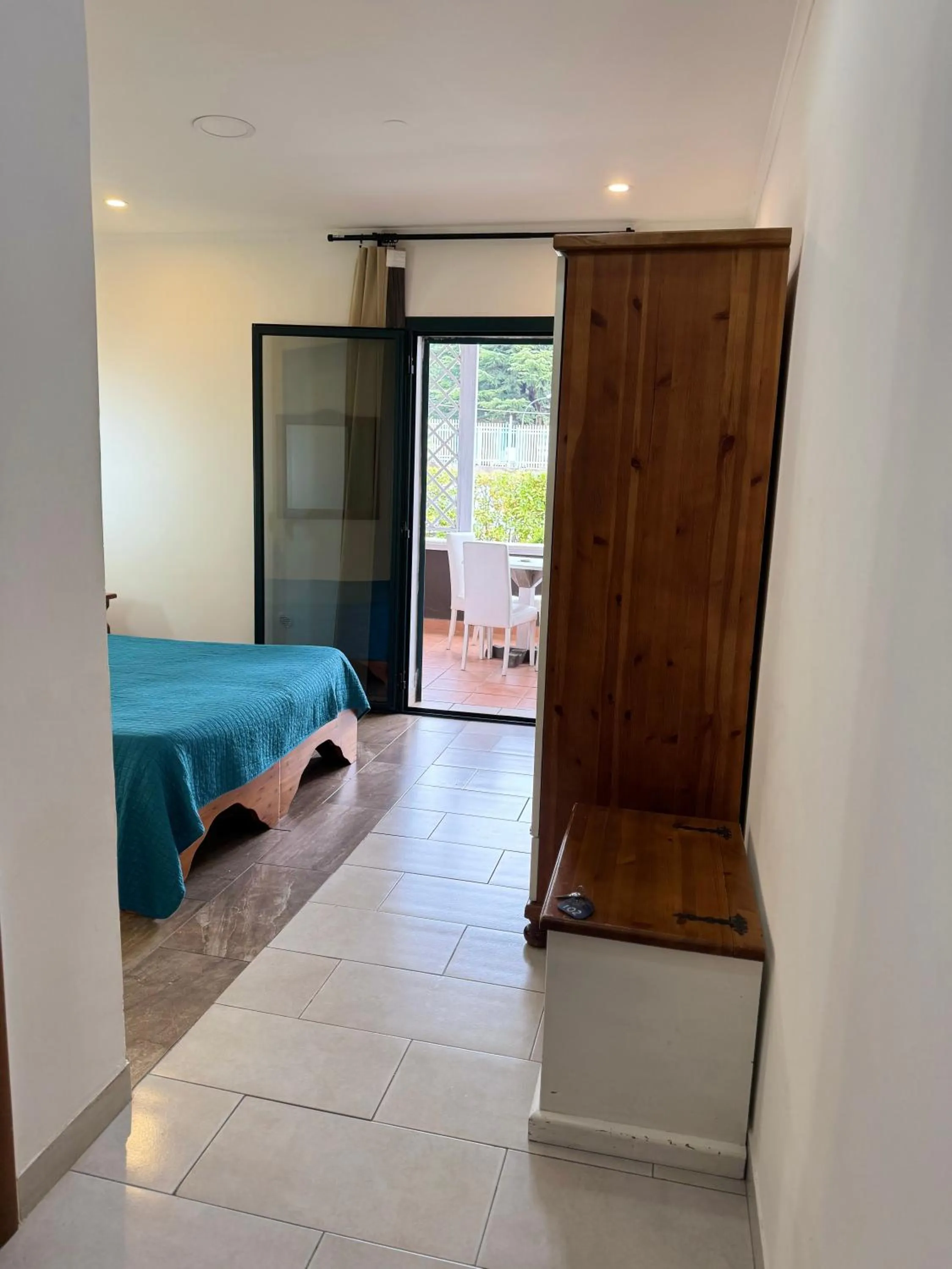 Bedroom, Bed in Hotel Federico II