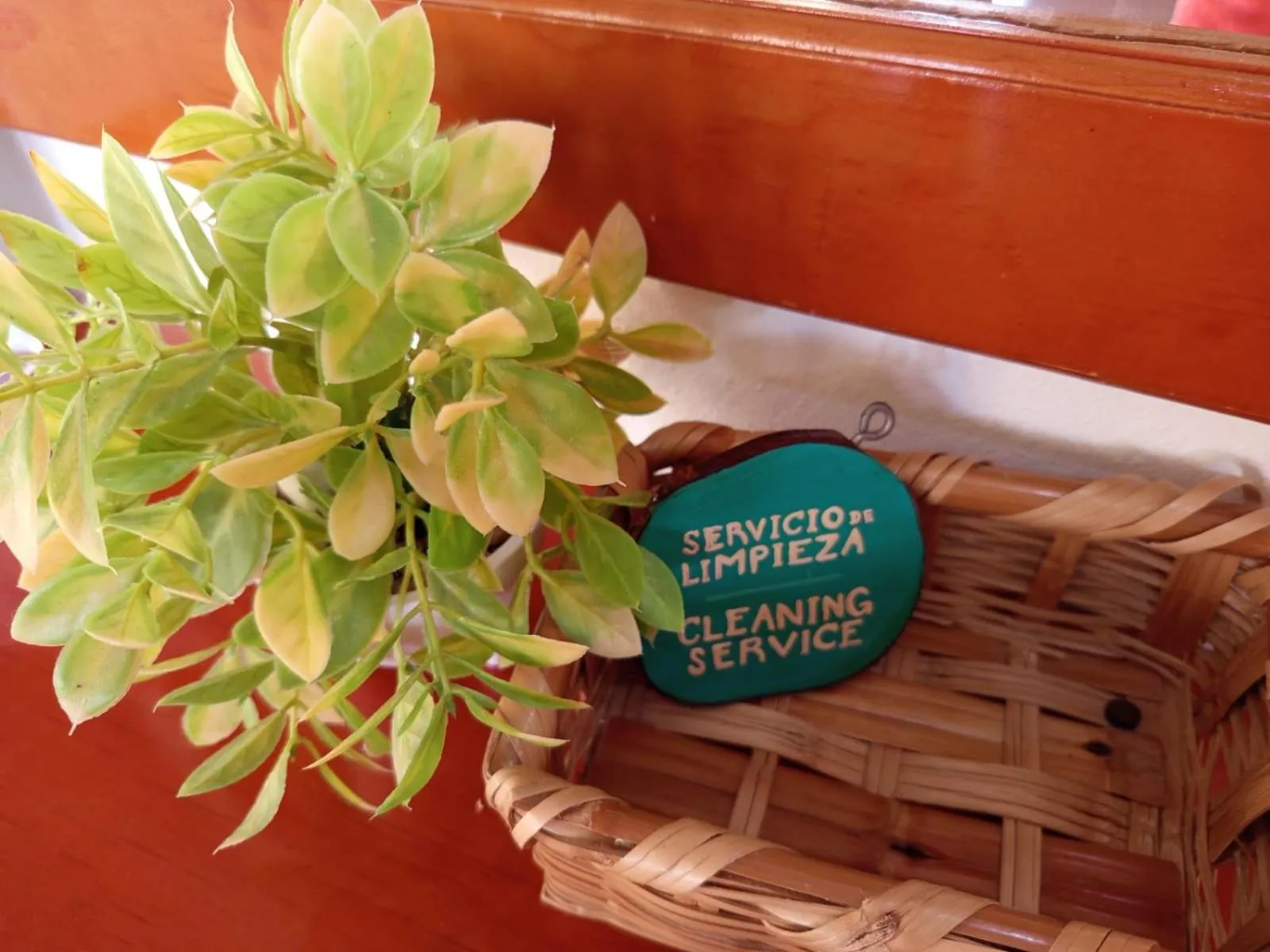 Text overlay in Casa aloha-Isla Holbox