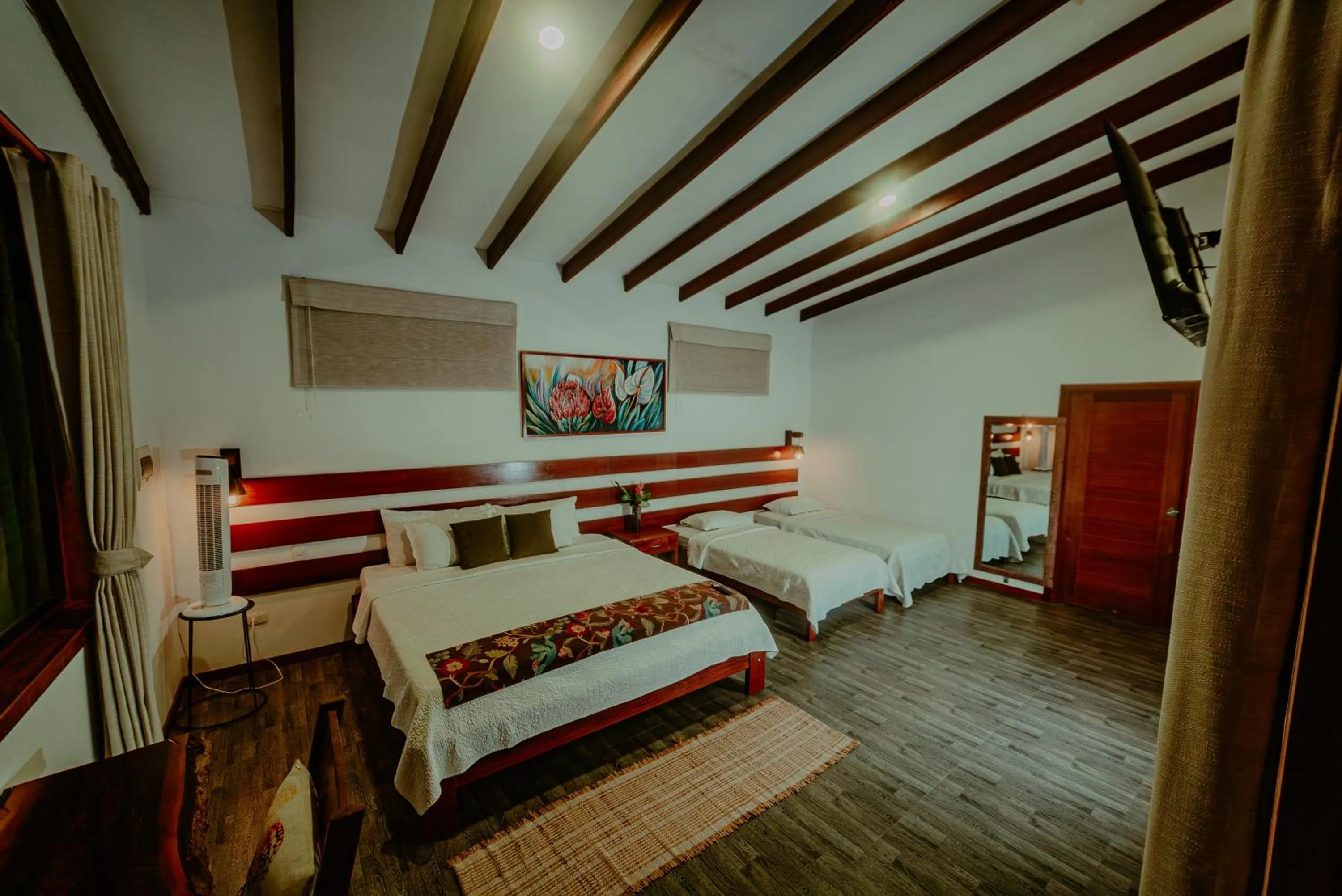 Bedroom, Bed in Villa Lu Amazon Ecolodge