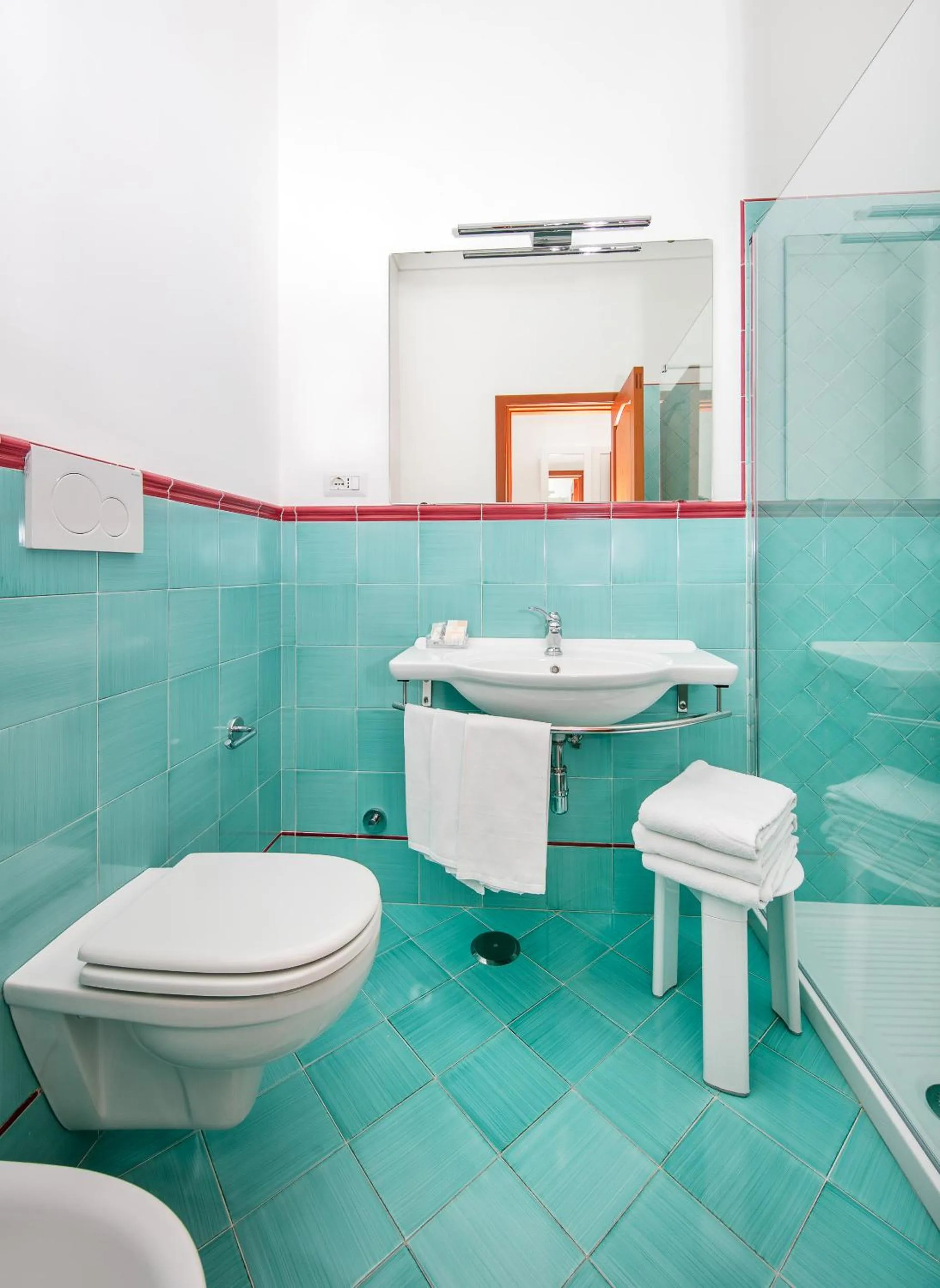 Bathroom in Hotel Pupetto