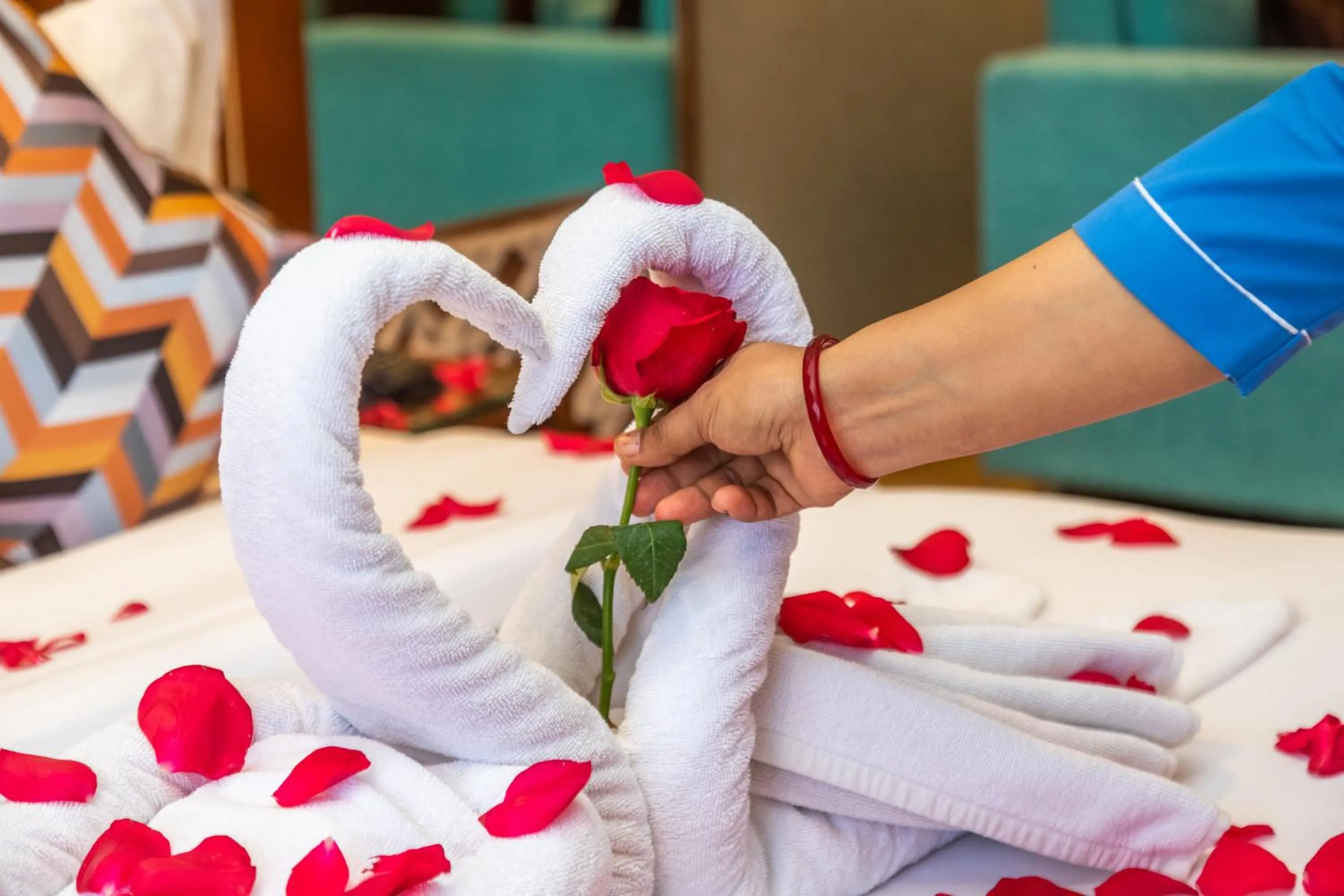 Bed in Dream International Hotel