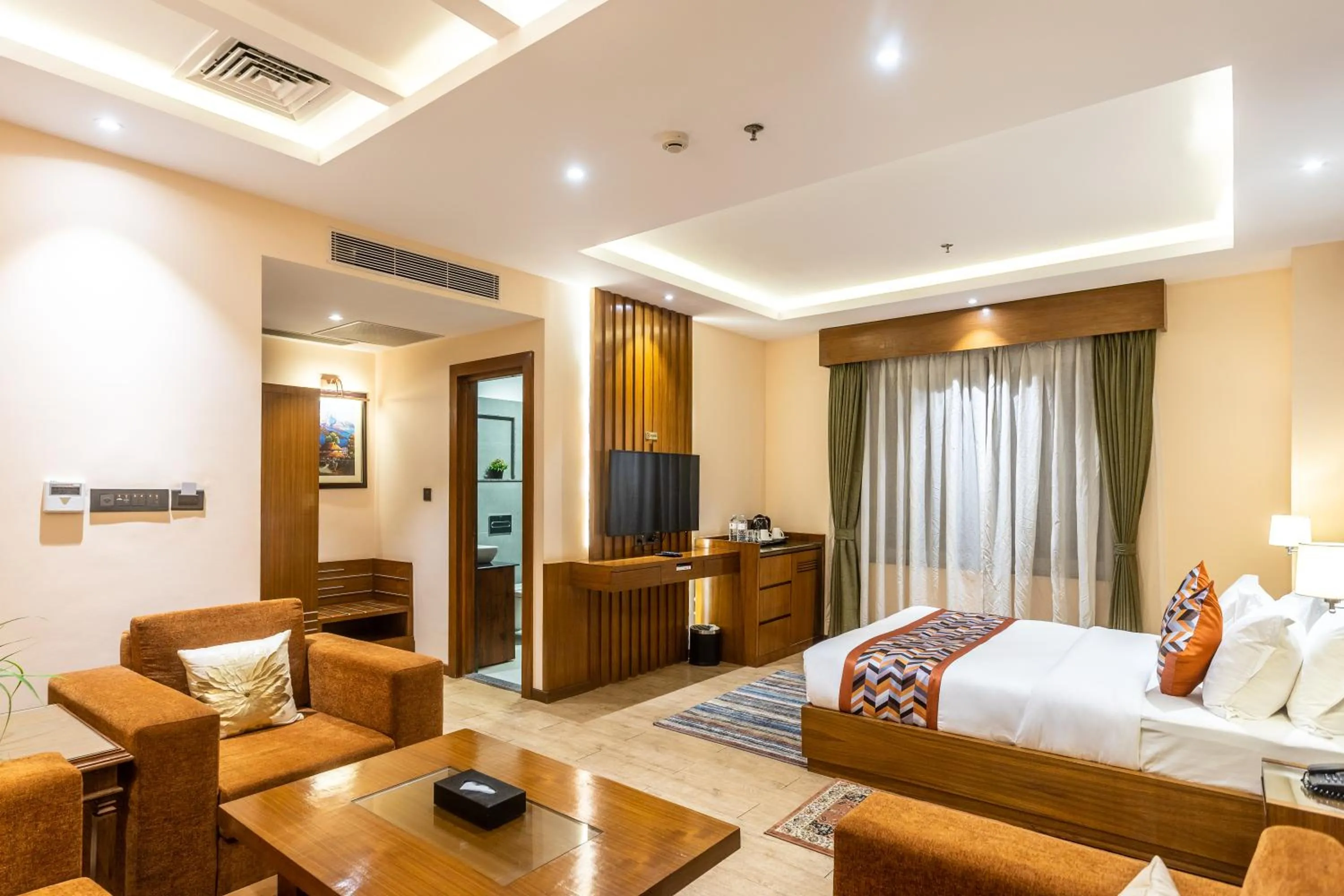 TV and multimedia, Bed in Dream International Hotel