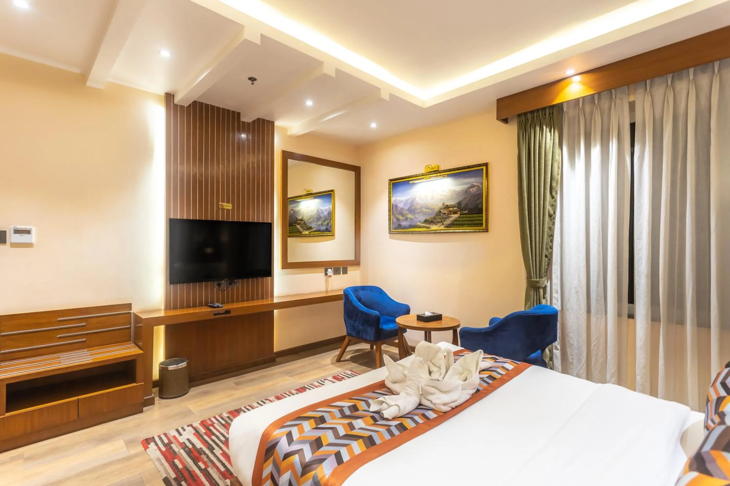 Bed in Dream International Hotel