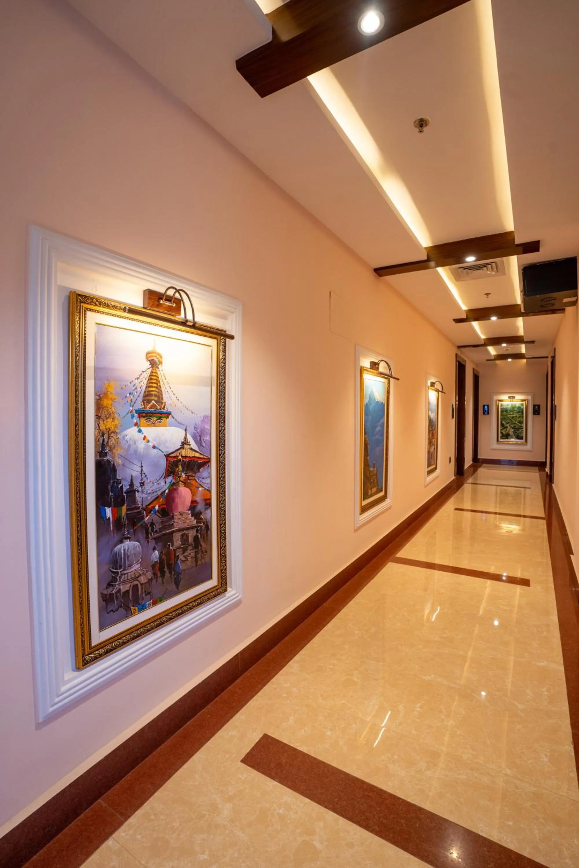 Decorative detail in Dream International Hotel