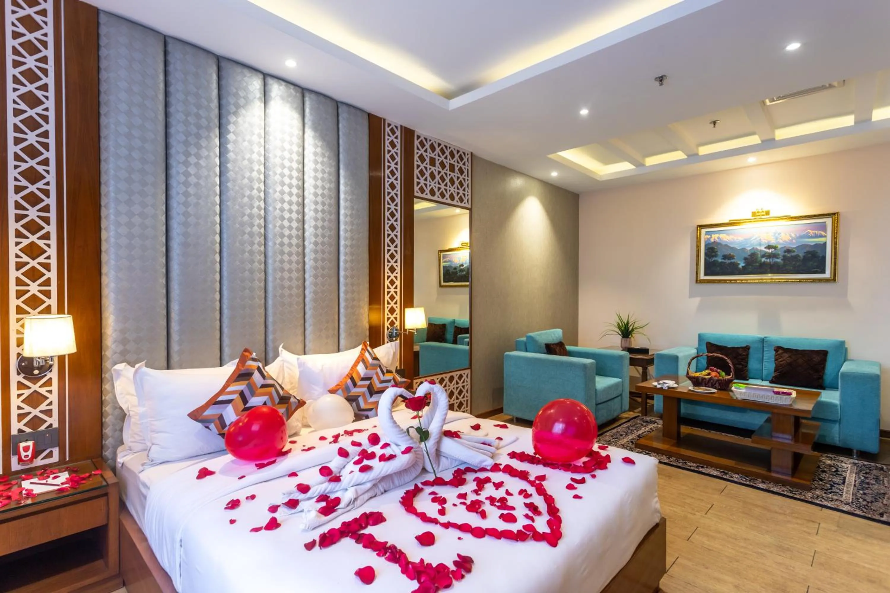 Bed in Dream International Hotel