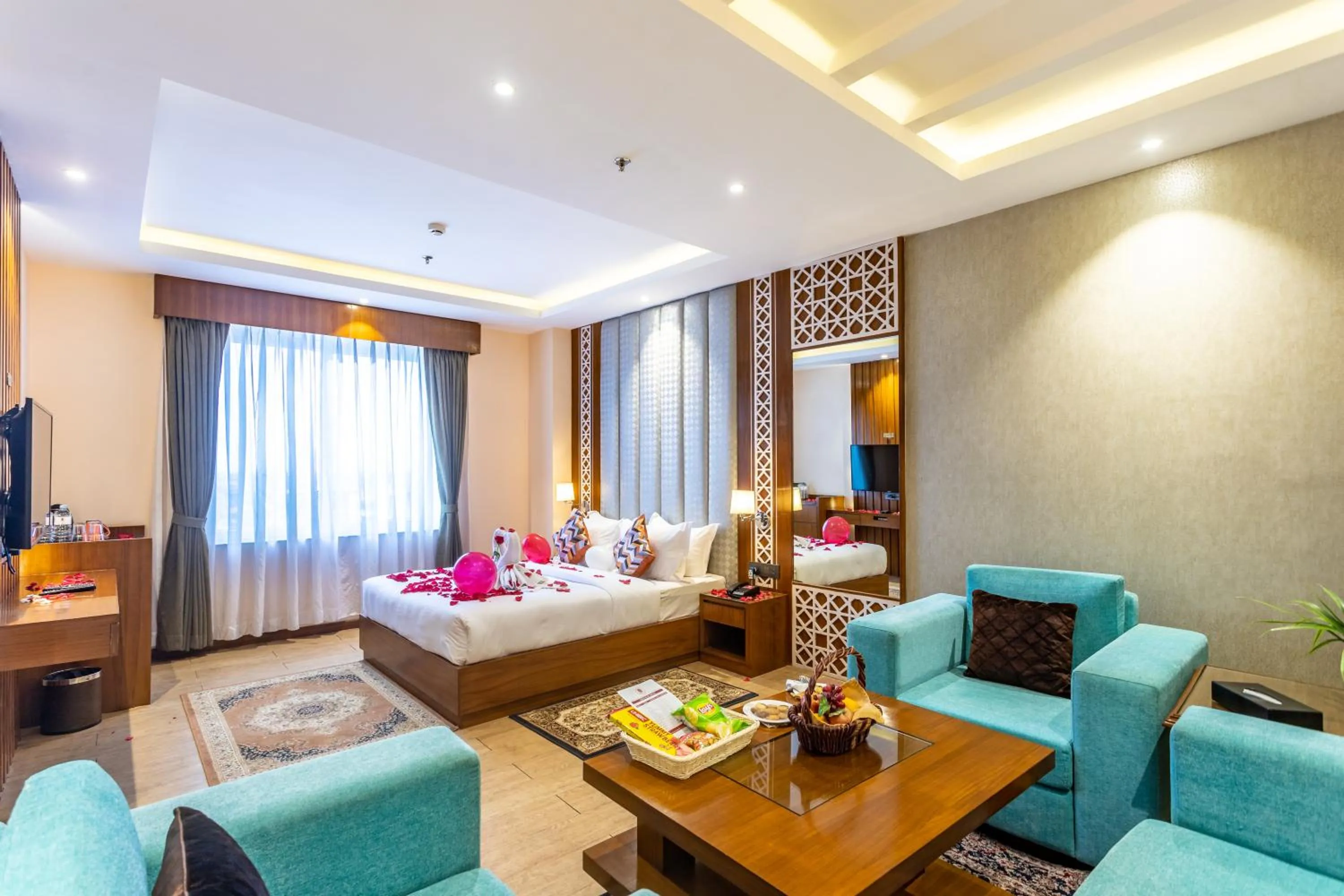 Bed in Dream International Hotel