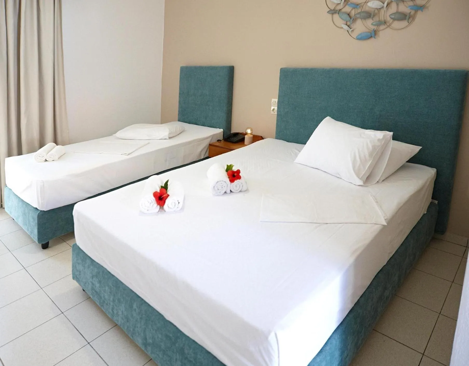 Photo of the whole room, Bed in Elea Terra Hotel