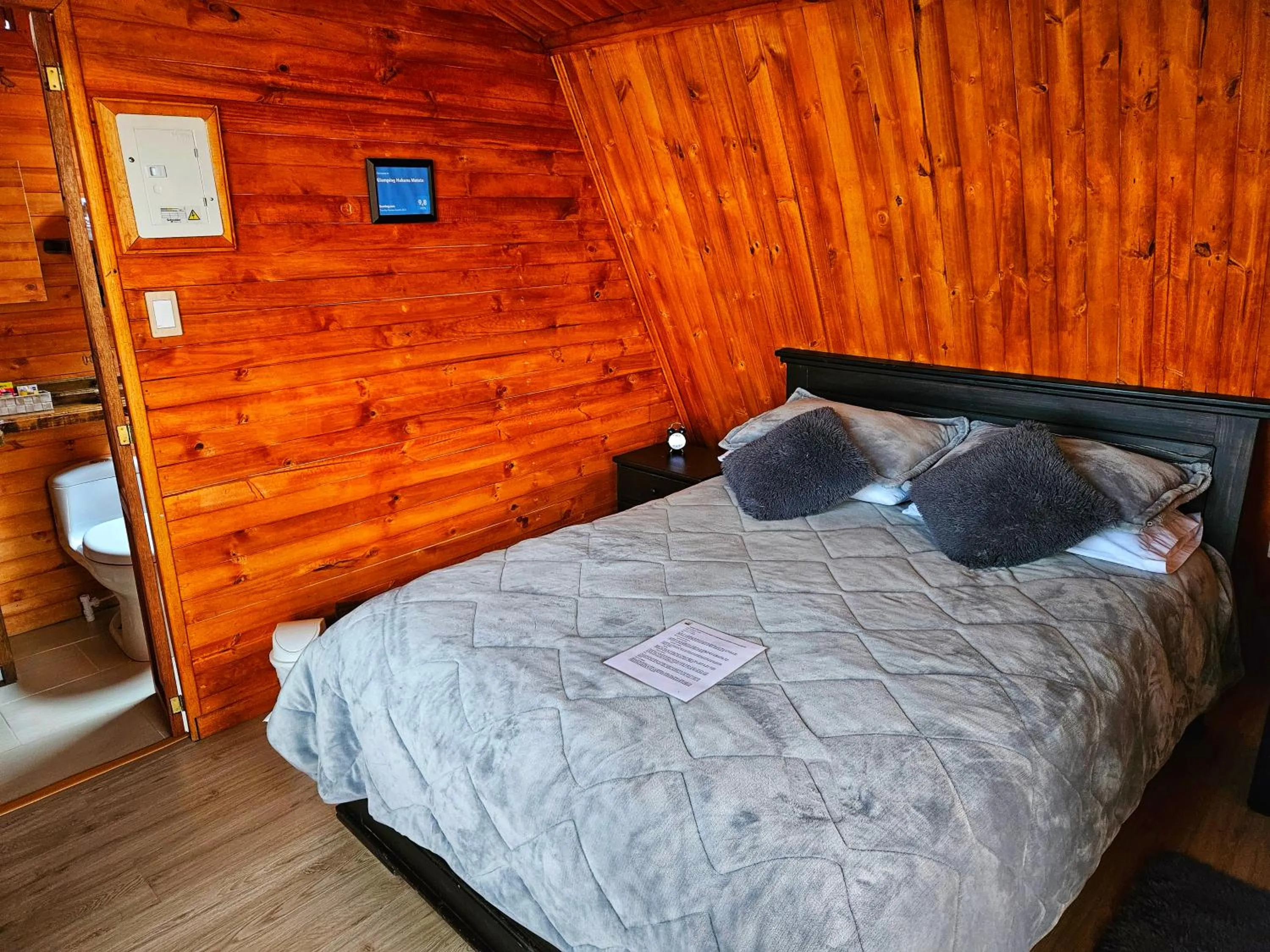 Bed in Glamping Hakuna Matata