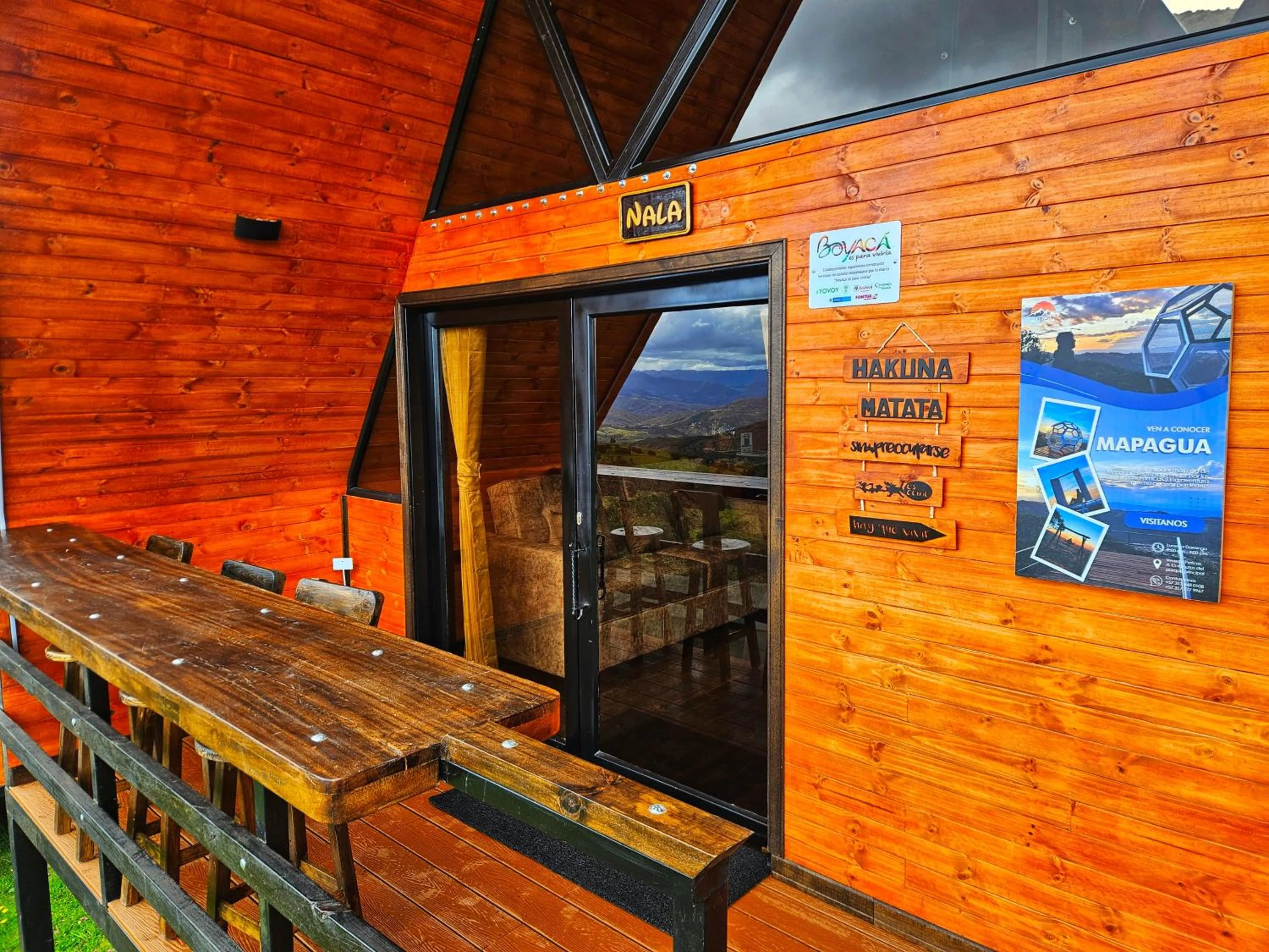 Balcony/Terrace in Glamping Hakuna Matata