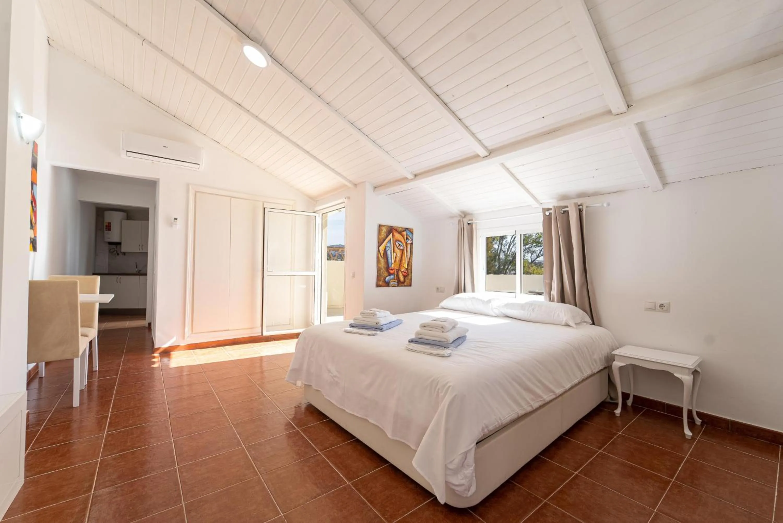 Bedroom, Bed in CASADELMAR Marbella 23 APARTAMENTOS VACACIONALES