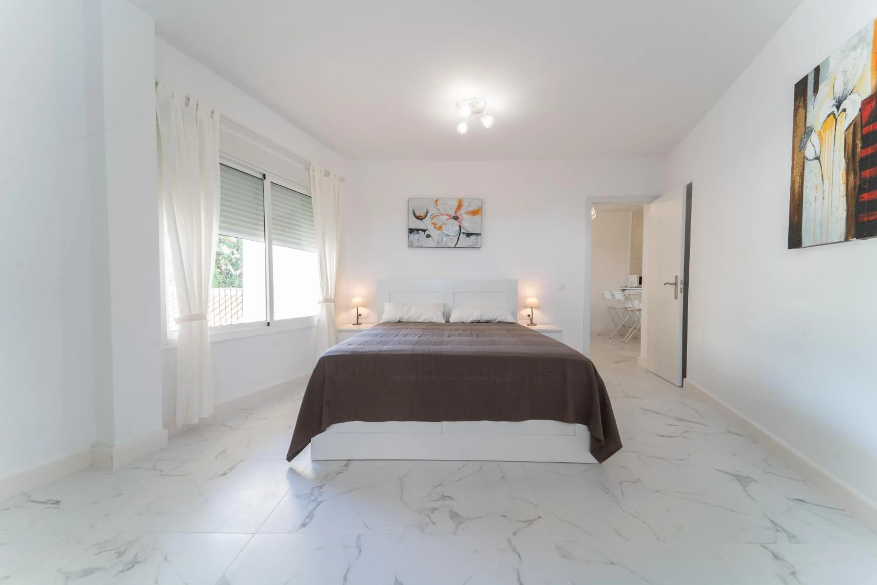 Bedroom, Bed in CASADELMAR Marbella 23 APARTAMENTOS VACACIONALES
