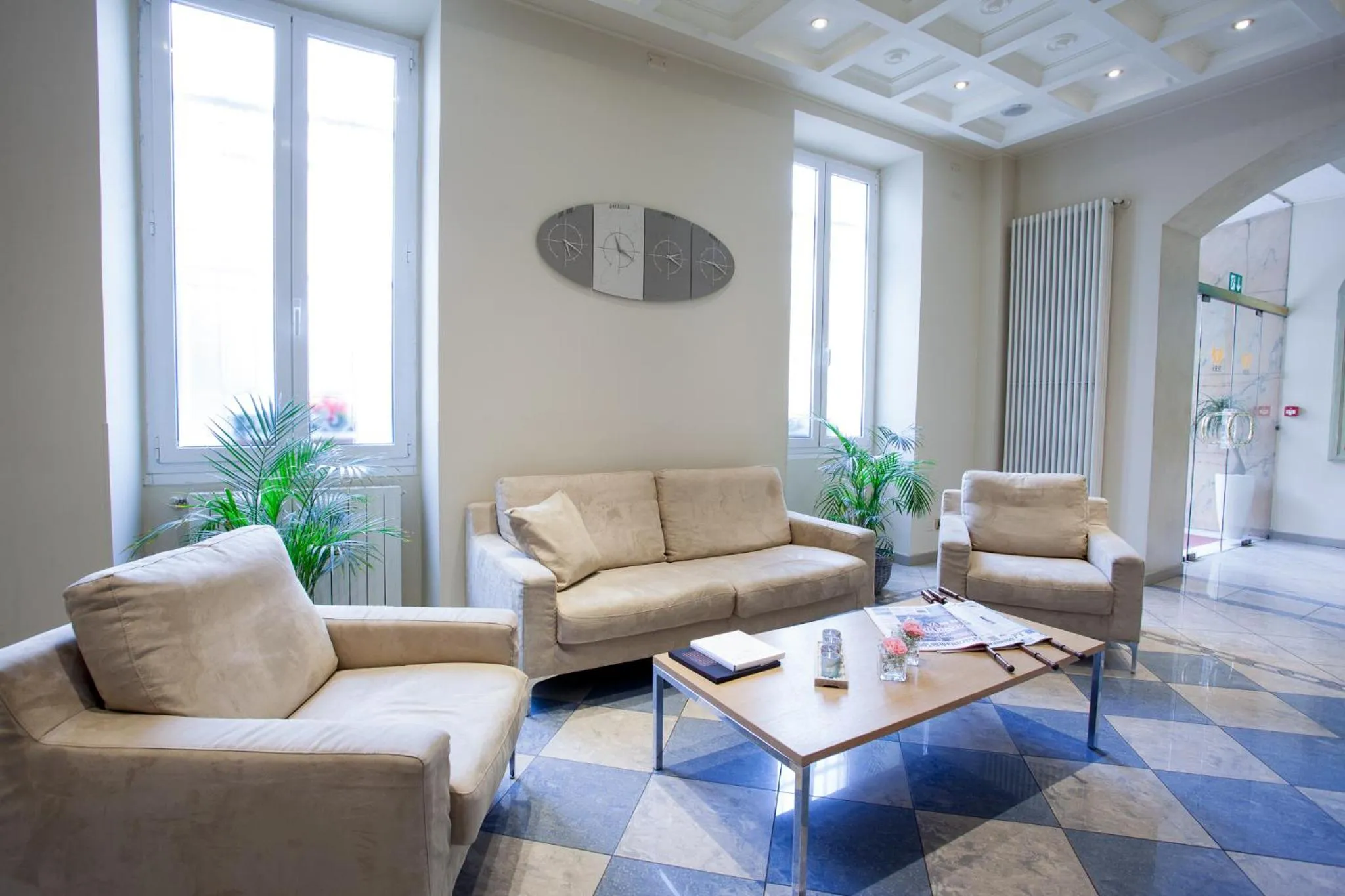 Lobby or reception in Albergo Belsoggiorno