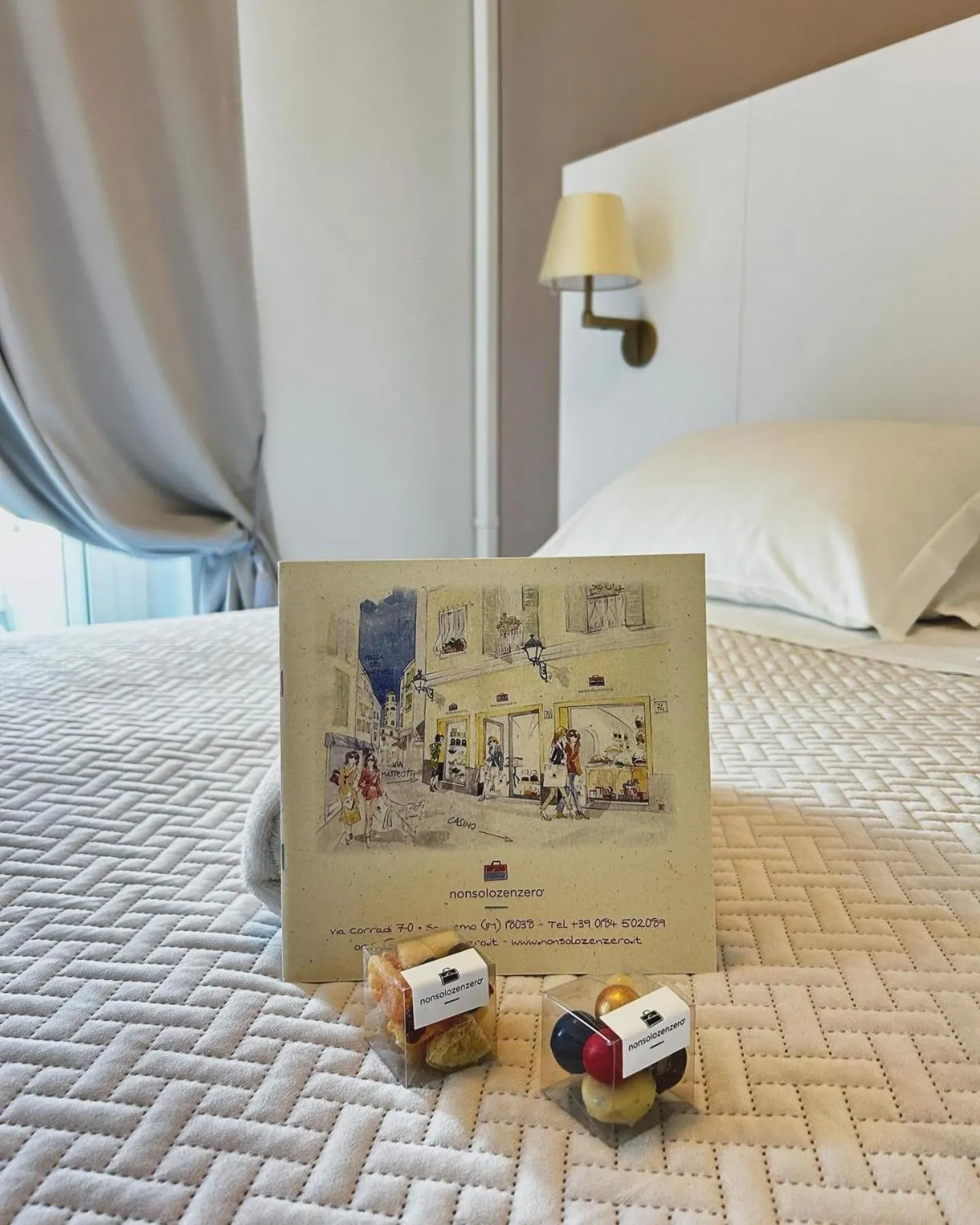 Bed in Albergo Belsoggiorno