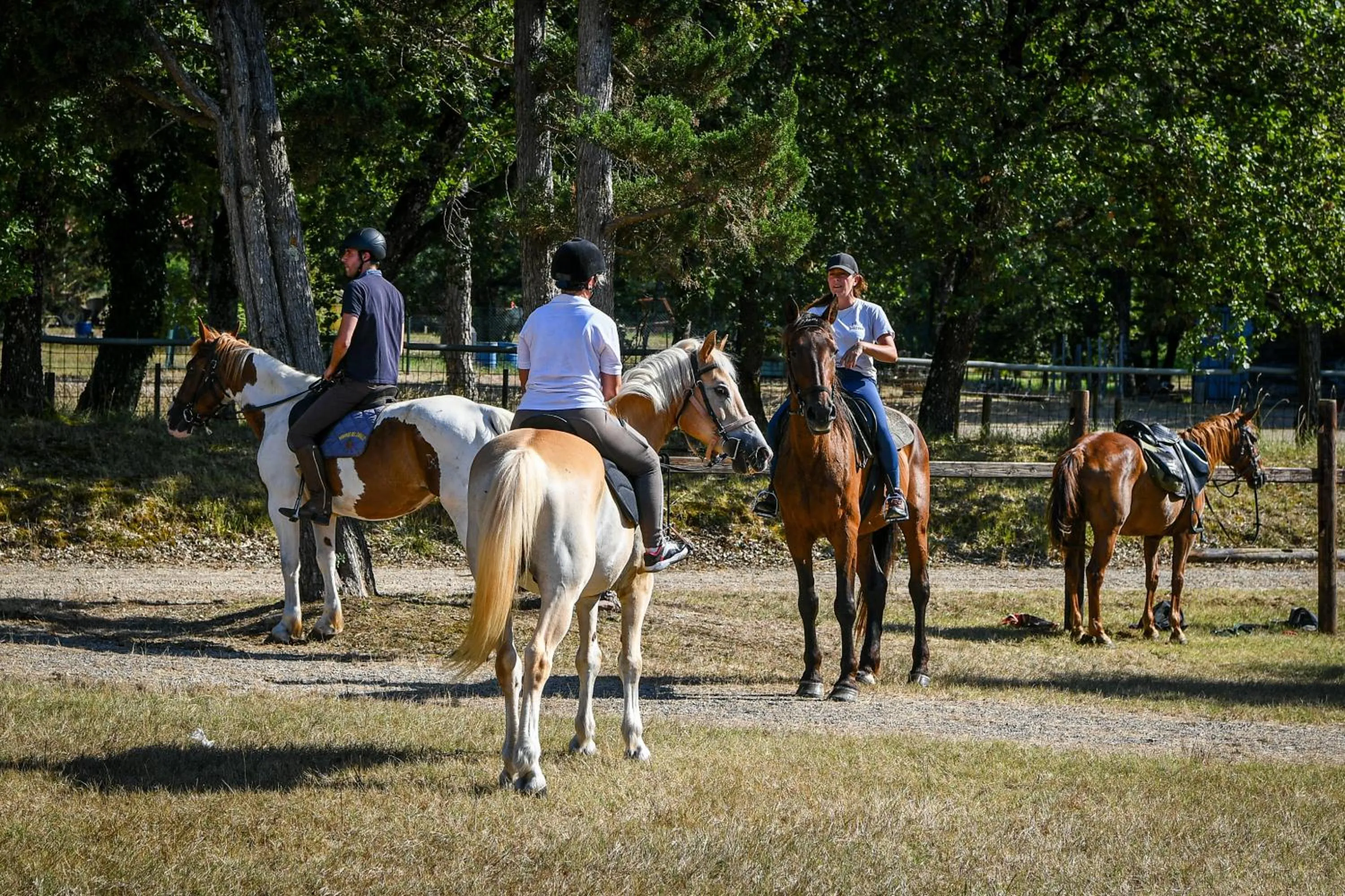 Horse-riding in La Bagnaia Golf Resort