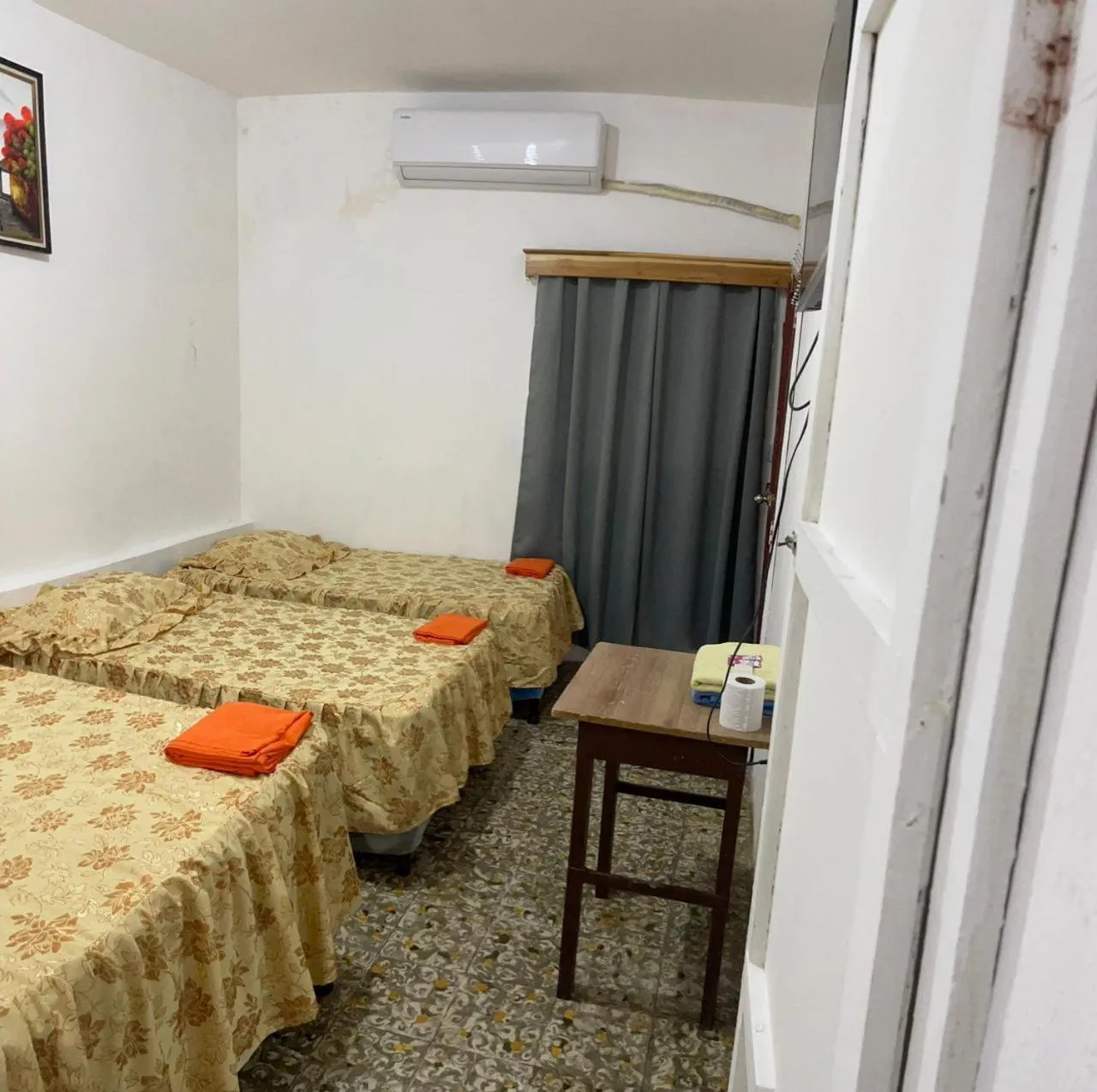 Bed in Hotel Villa Aurora