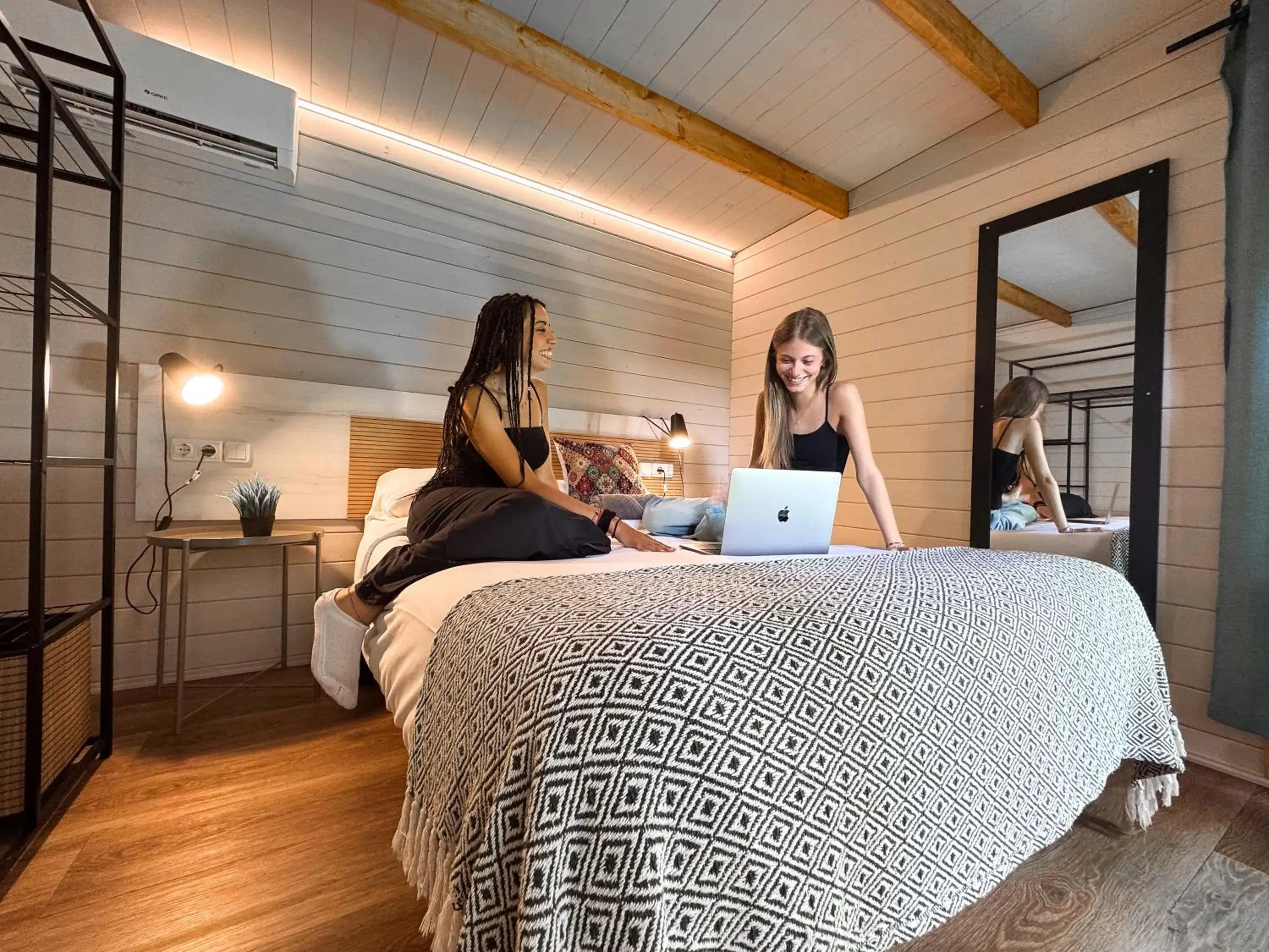 Deluxe Bungalow with Garden View in The Venue Hostel Boutique Deluxe Bungalow with Garden View in The Venue Hostel Boutique