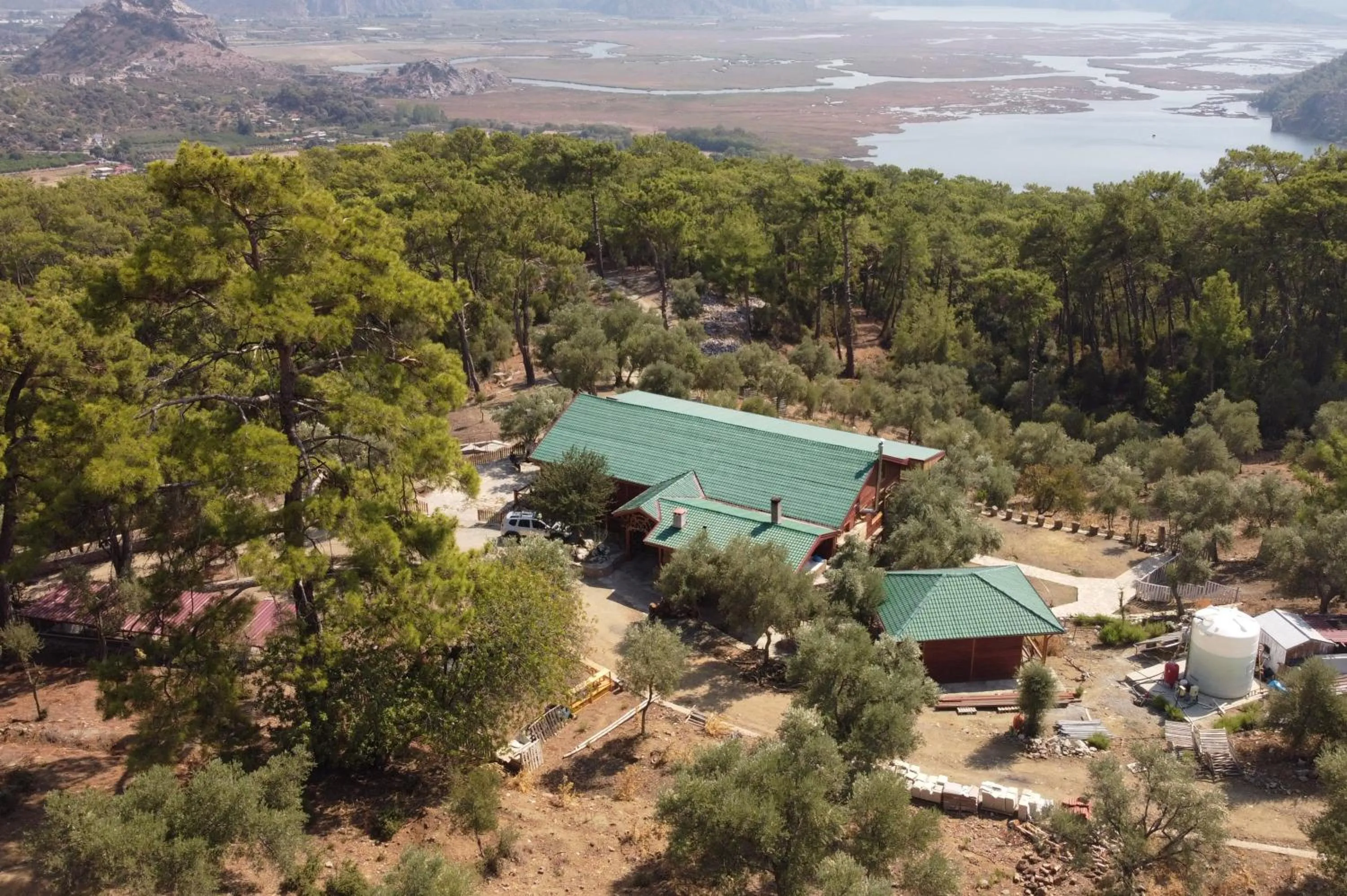 Bird's eye view in Çandır Resort Restaurant
