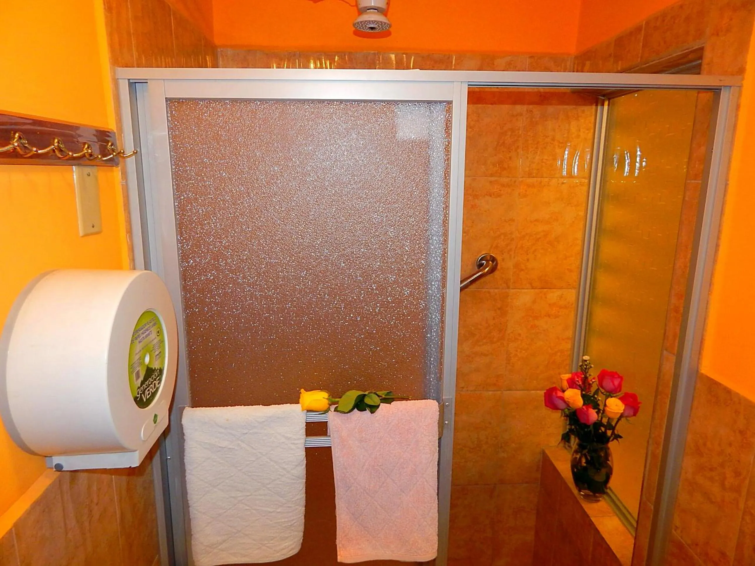 Shower in Olympus Plaza