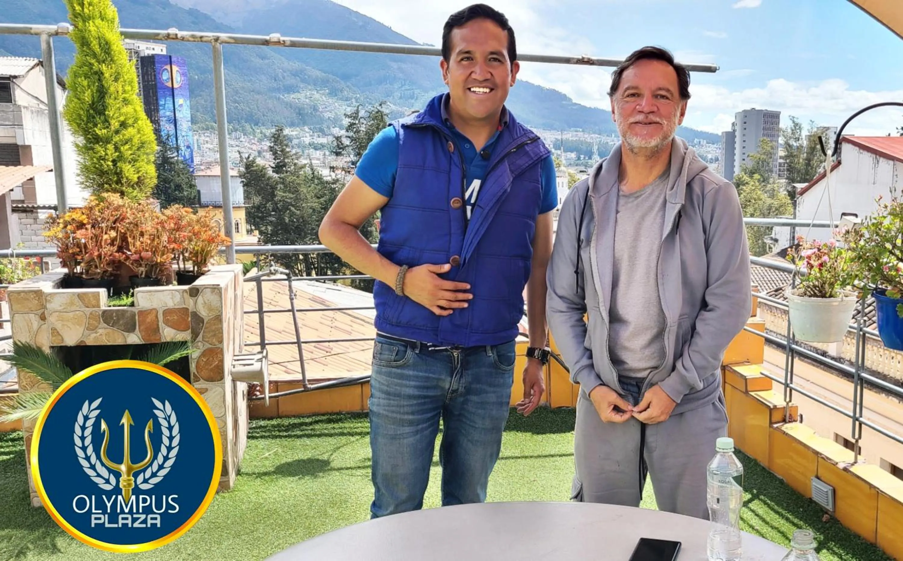 Guests in Olympus Plaza