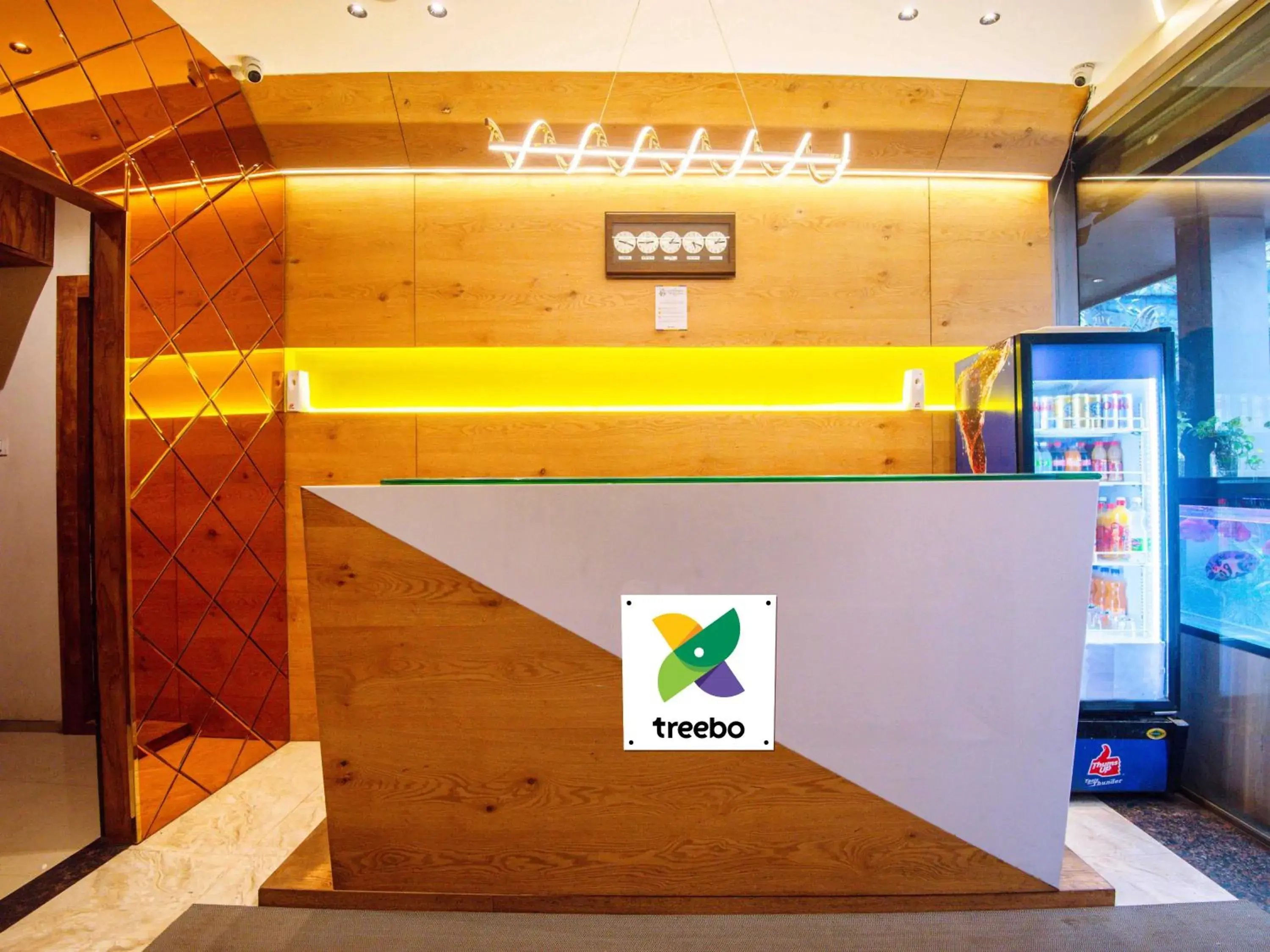 Lobby or reception in Treebo Amber Imperial Lobby or reception in Treebo Amber Imperial