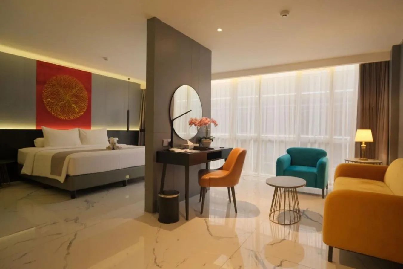 Living room, Bed in Trio Azana Style Kebumen