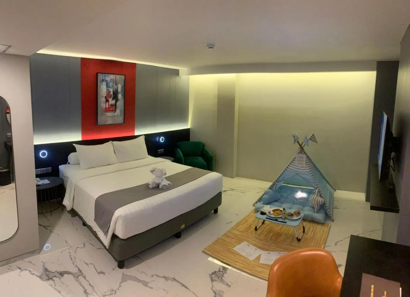 Bedroom, Bed in Trio Azana Style Kebumen