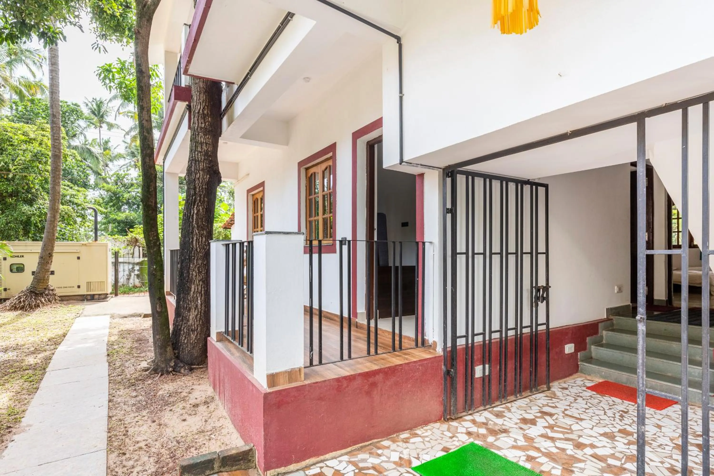 Facade/entrance in Casa De Mor Villa with Pool