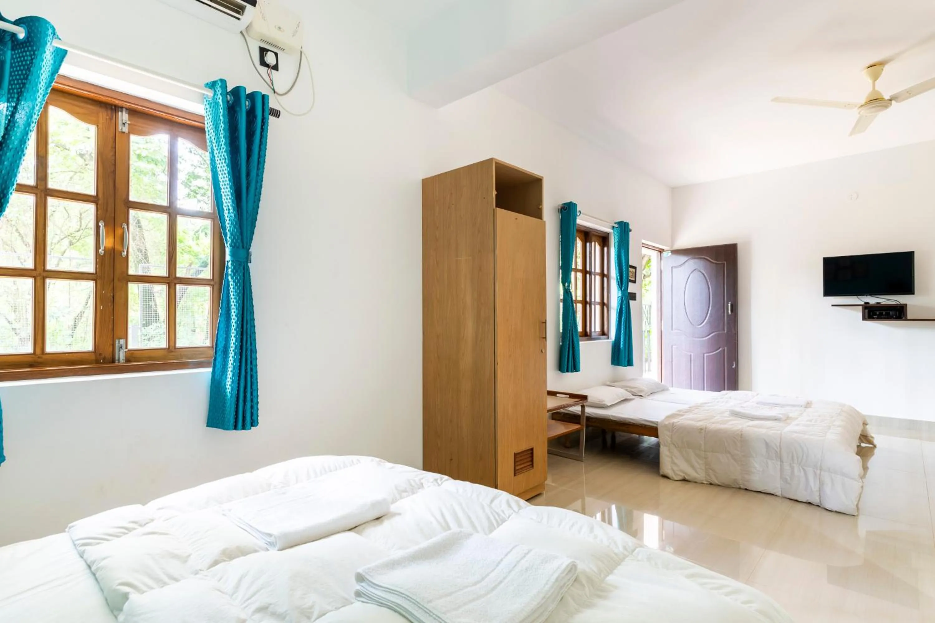 Bed in Casa De Mor Villa with Pool