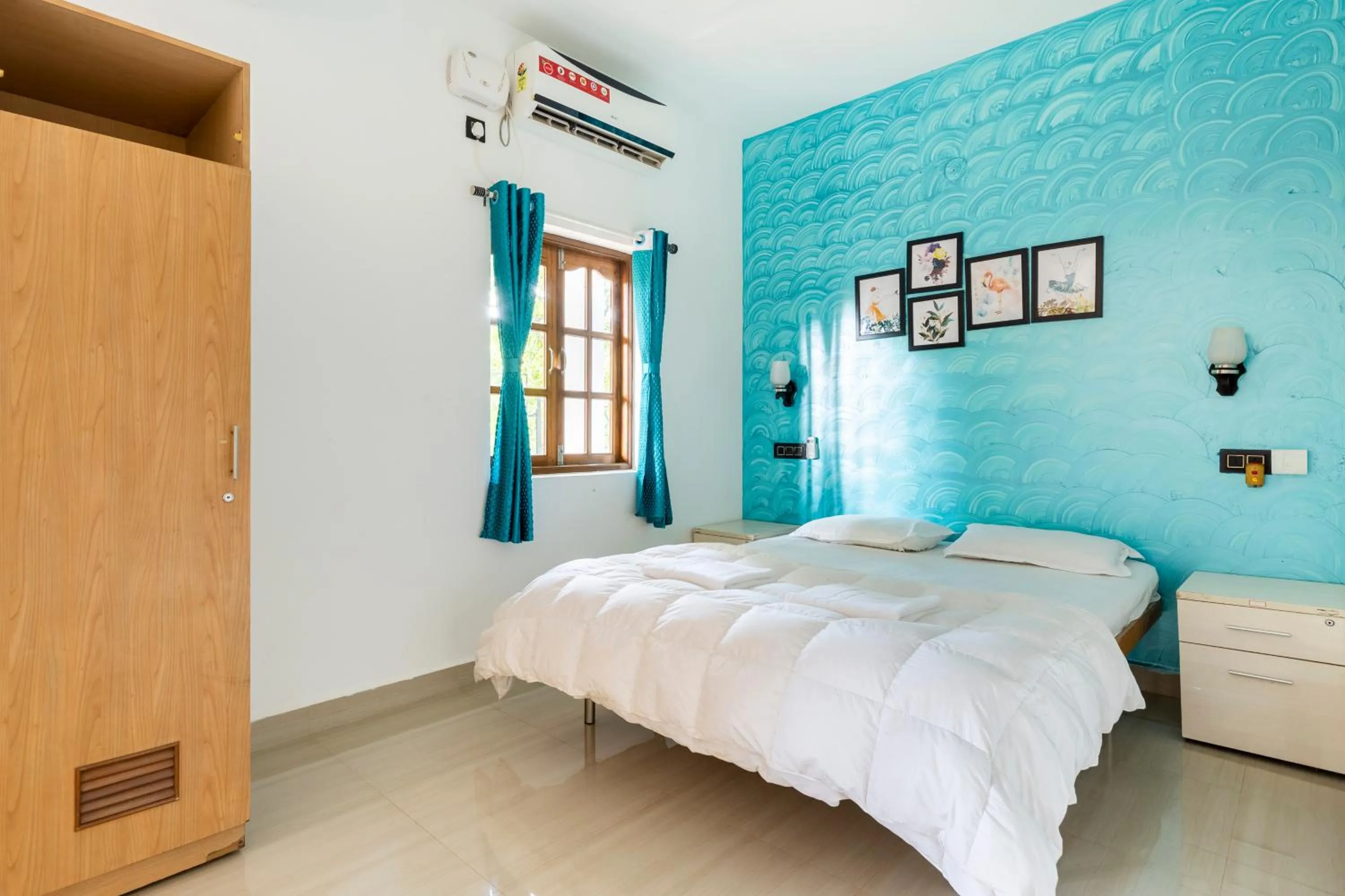 Bed in Casa De Mor Villa with Pool