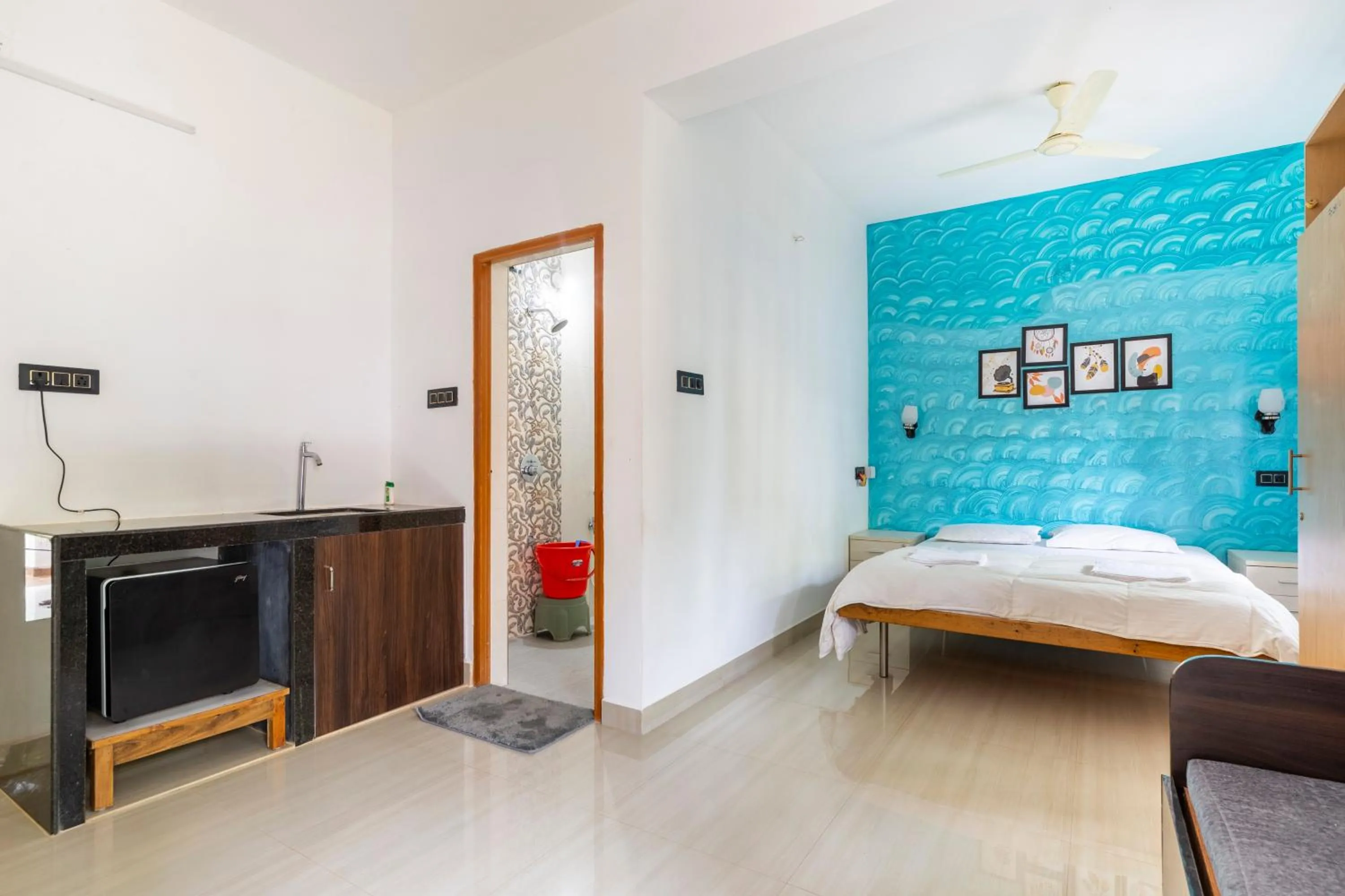 Bed in Casa De Mor Villa with Pool