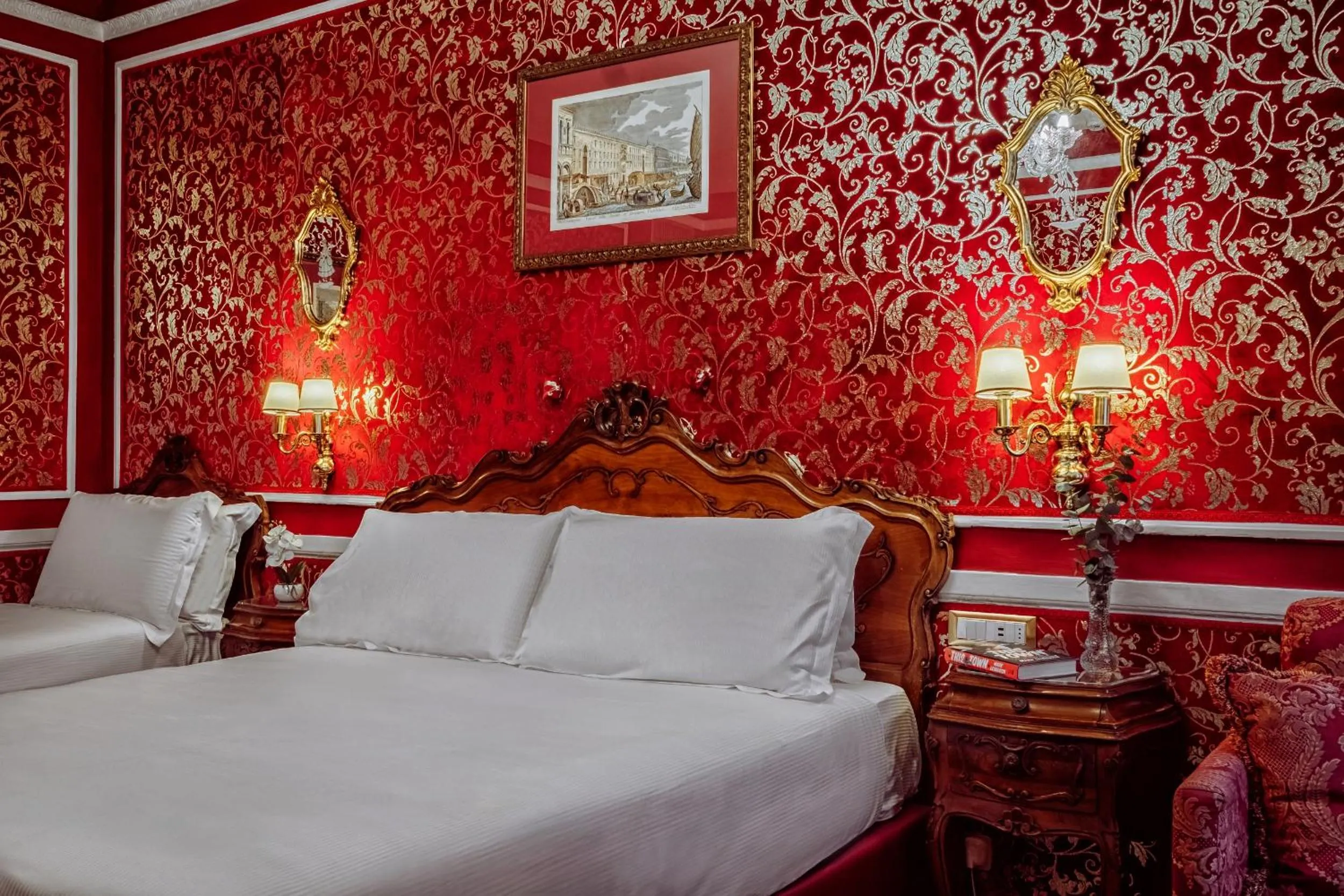 Bed in Antica Locanda Sturion Residenza d'Epoca