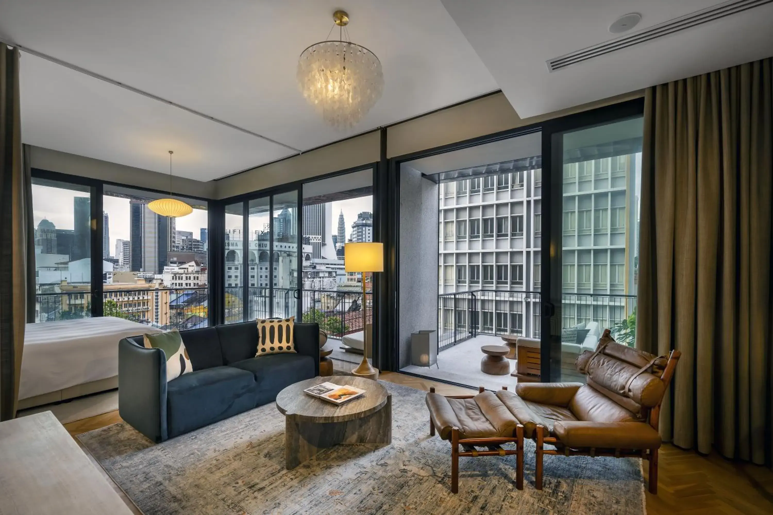 View (from property/room), Bed in Else Kuala Lumpur, a member of Design Hotels View (from property/room), Bed in Else Kuala Lumpur, a member of Design Hotels