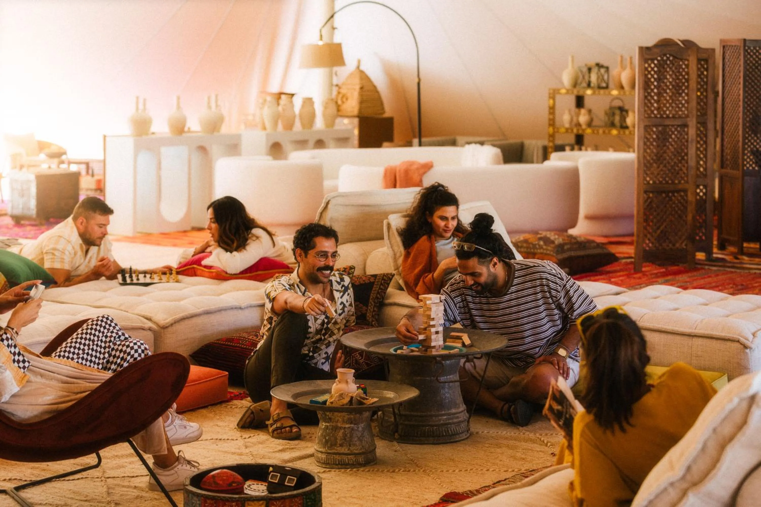 Game Room in Caravan AlUla by Our Habitas