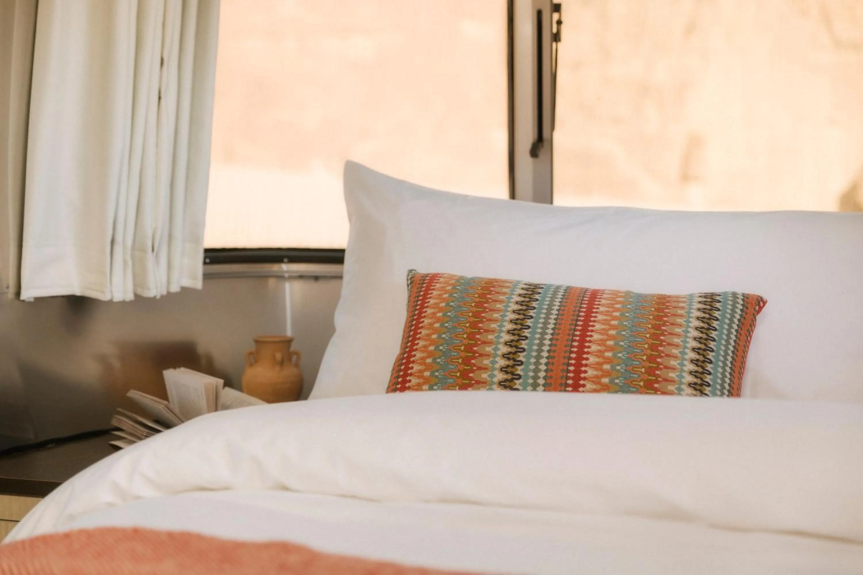 Bed in Caravan AlUla by Our Habitas